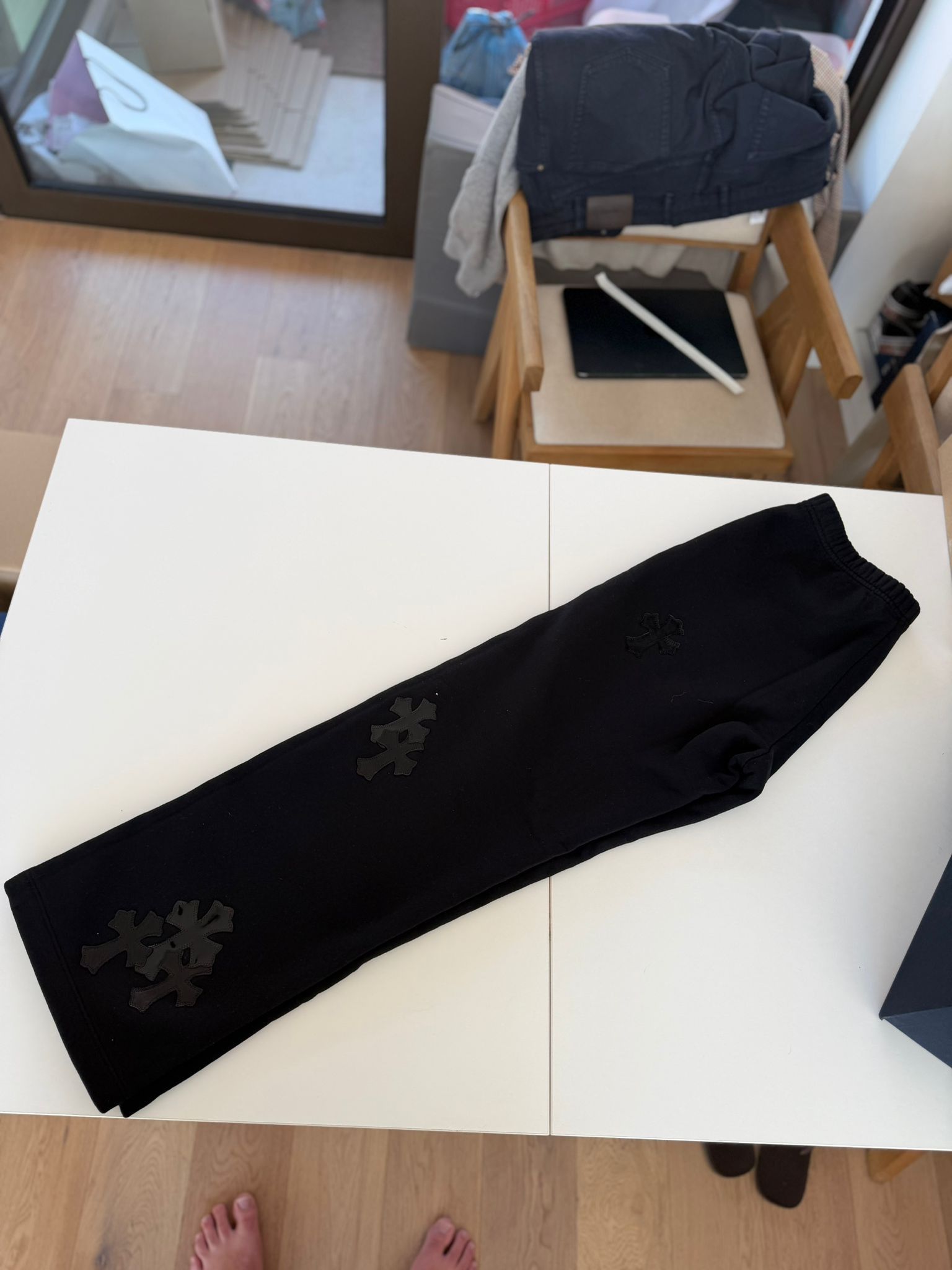 Chrome Hearts Chrome Hearts paper jam joggers multi cross Size US 30 / EU 46 - 3 Thumbnail