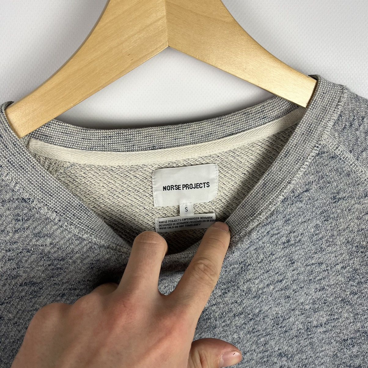 Norse Projects Designer Norse Project Textured Sweatshirt Basic Blue Raglan Size US S / EU 44-46 / 1 - 5 Thumbnail
