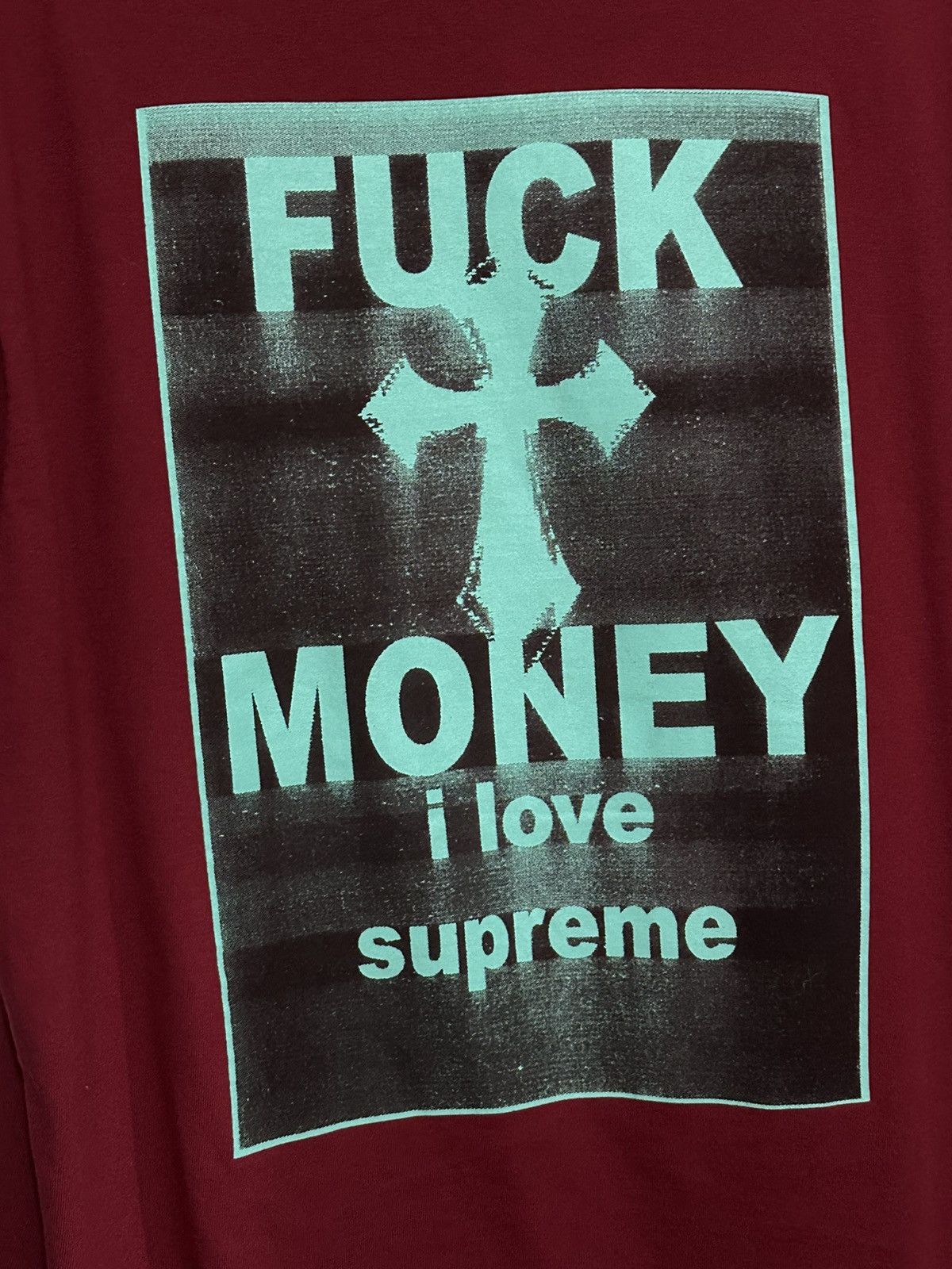 Supreme Supreme Fuck Money Tee Size US L / EU 52-54 / 3 - 2 Thumbnail