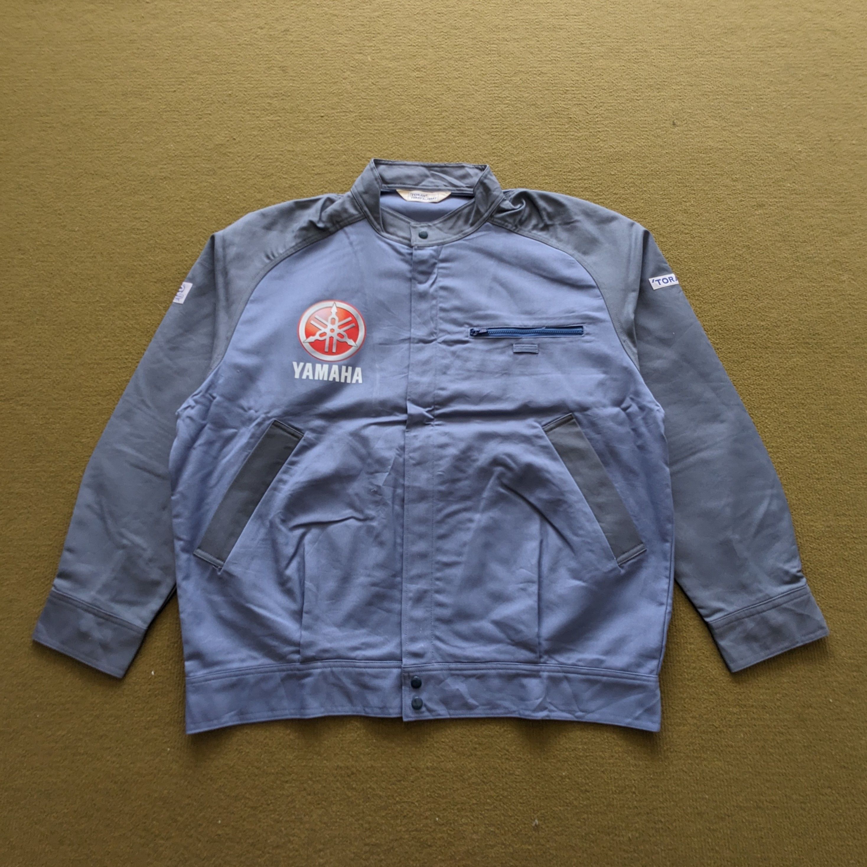 Yamaha Vintage YAMAHA Motorsports Racing Worker Custom Sport Jacket Size US XL / EU 56 / 4 - 2 Thumbnail