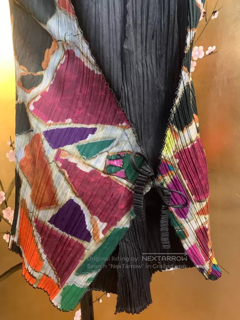 Issey Miyake Issey Miyake Color Block Vest Size S / US 4 / IT 40 - 3 Thumbnail