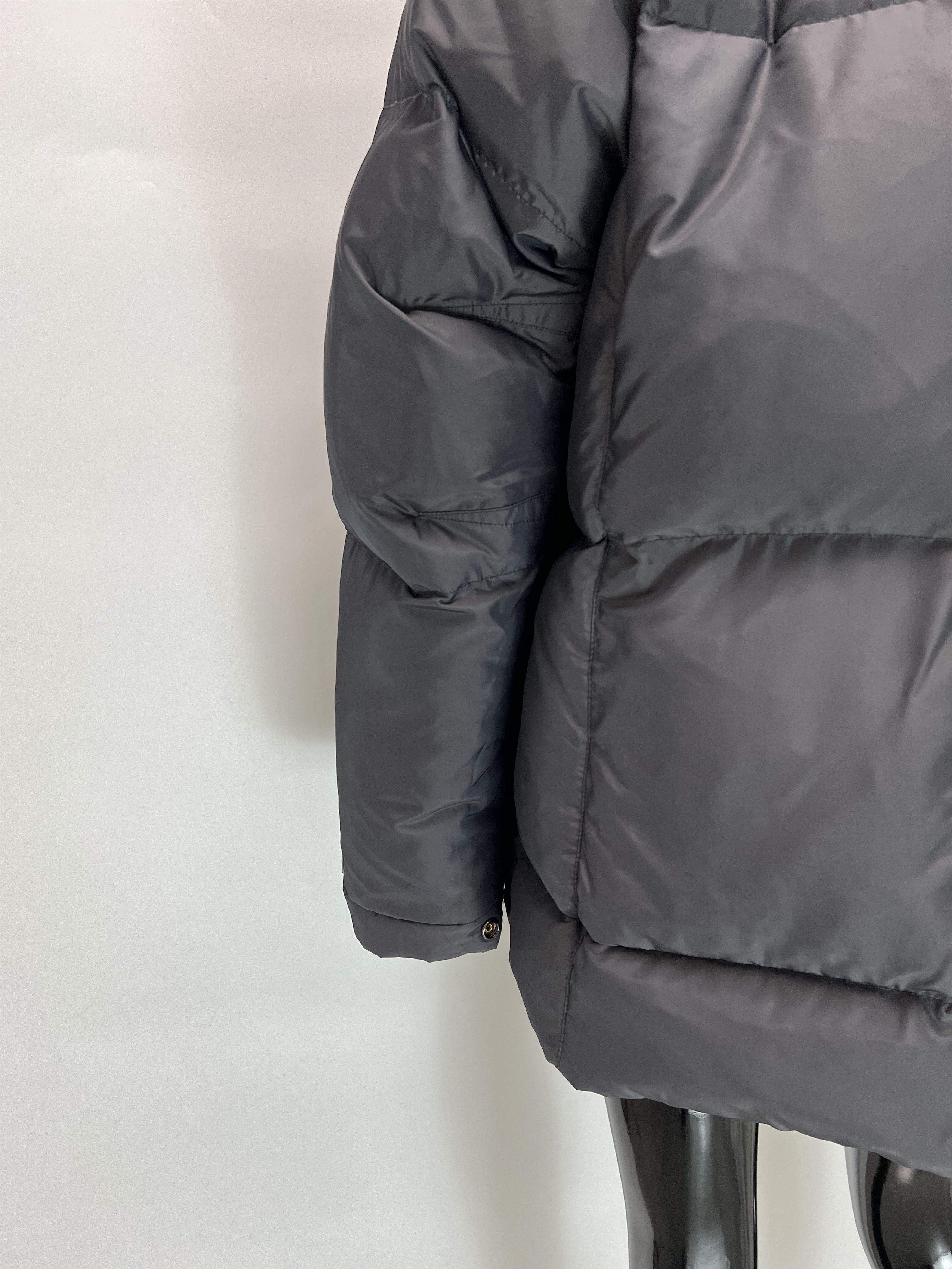 JET SET Jet Set Vintage Women's Gray Puffer Down Jacket Size L/XL Size XL / US 12-14 / IT 48-50 - 9 Thumbnail