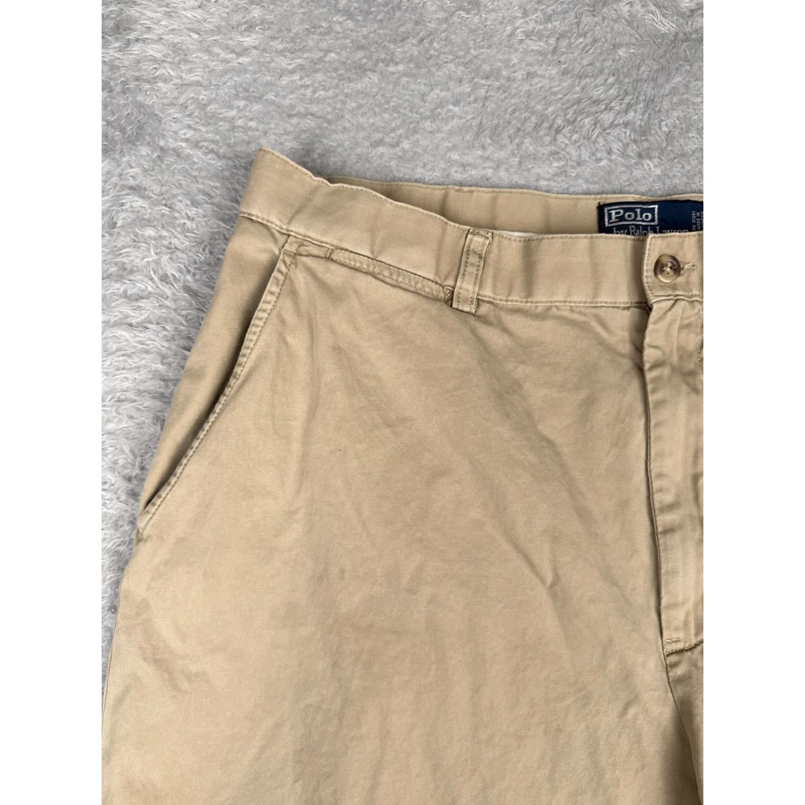 Polo Ralph Lauren Polo Ralph Lauren Shorts Mens 36x9 Khaki Chino Classic Fit Cotton Casual 36 Size US M / EU 48-50 / 2 - 4 Thumbnail