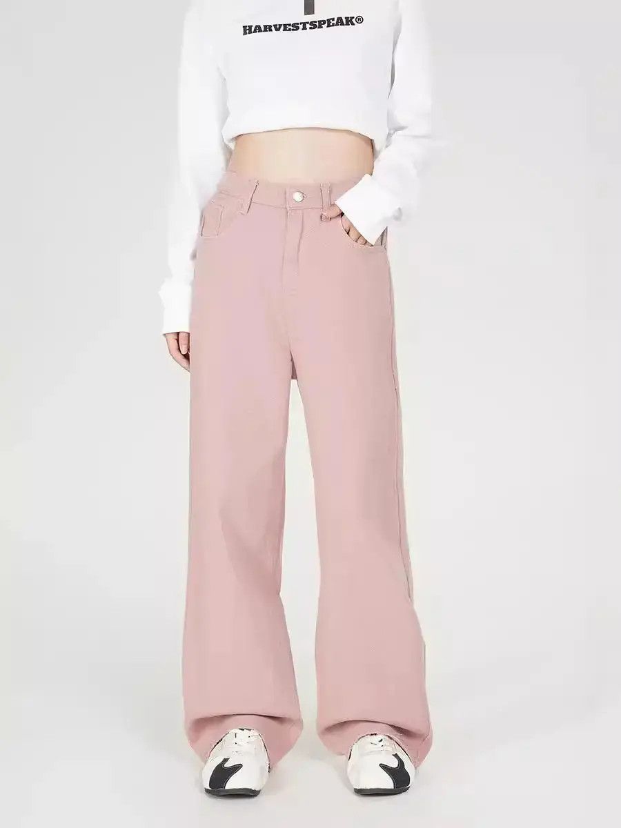Japanese Brand Retro loose high street casual wide leg jeans Size US 32 / EU 48 - 6 Thumbnail