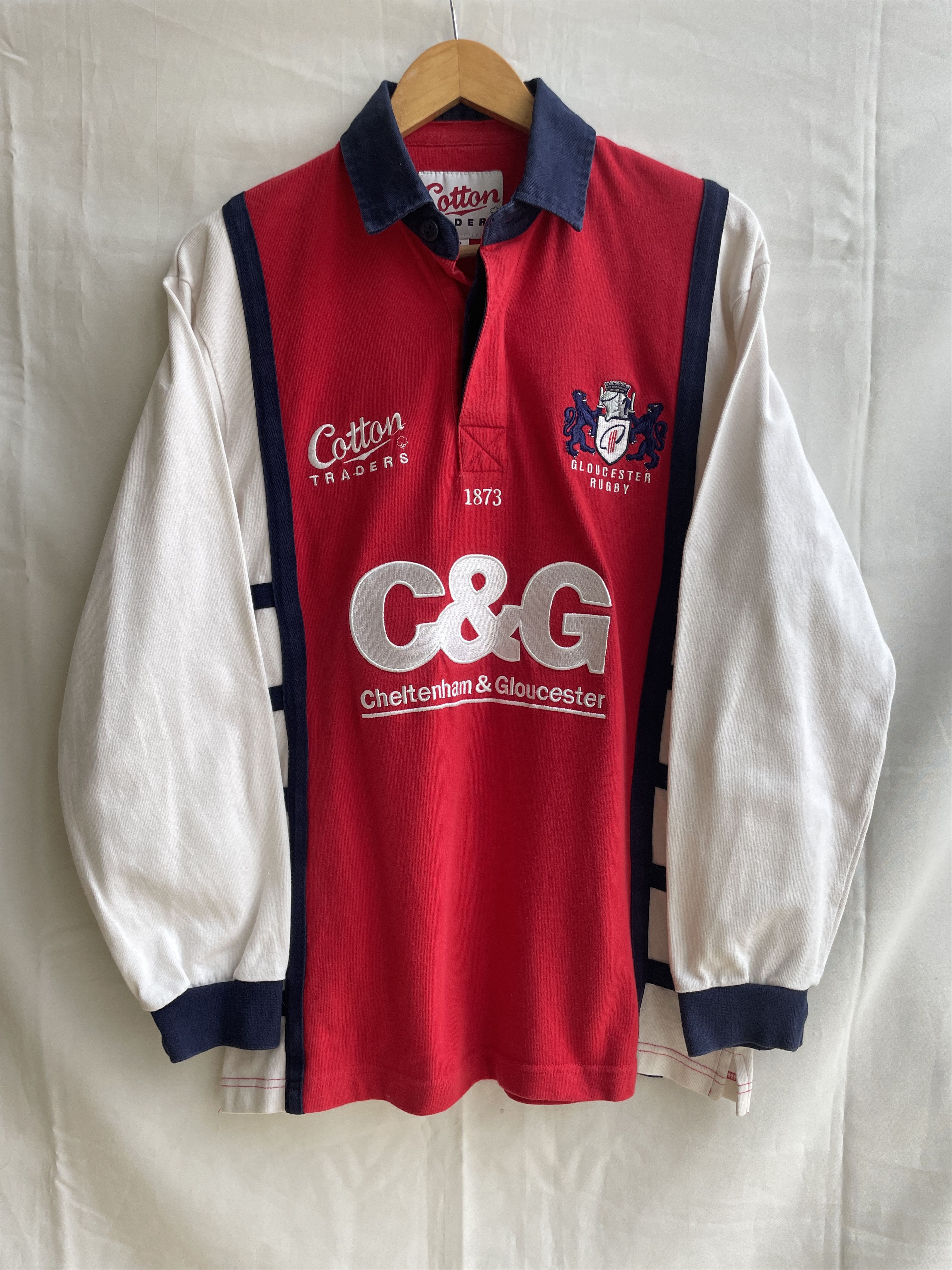 Vintage Gloucester Rugby Cotton Traiders Vintage 2005-07 Rugby Shirt Size US S / EU 44-46 / 1 - 1 Thumbnail