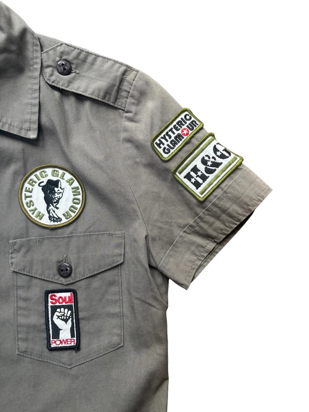 Hysteric Glamour Hysteric Glamour Patch Shirt Grey Small Size S / US 4 / IT 40 - 3 Thumbnail