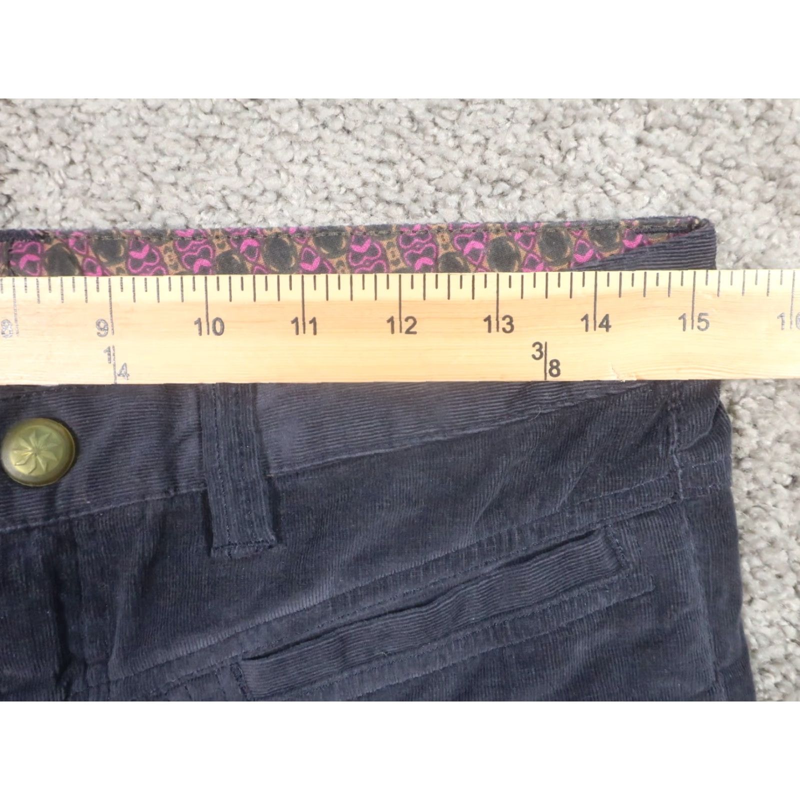 Athleta Athleta Dipper Corduroy Cargo Pants Womens 2P Gray Low Rise Hiking Stretch 30x29 Size 26" / US 2 / IT 38 - 7 Thumbnail