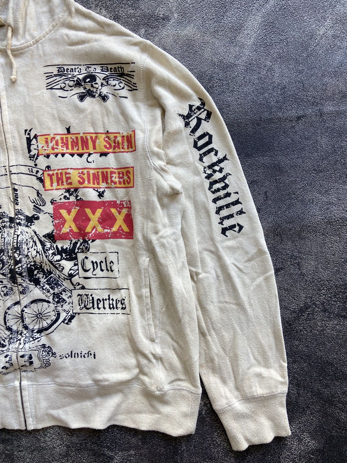 Hysteric Glamour Well Spring Thrashed Poems Hoodie Size US L / EU 52-54 / 3 - 5 Thumbnail