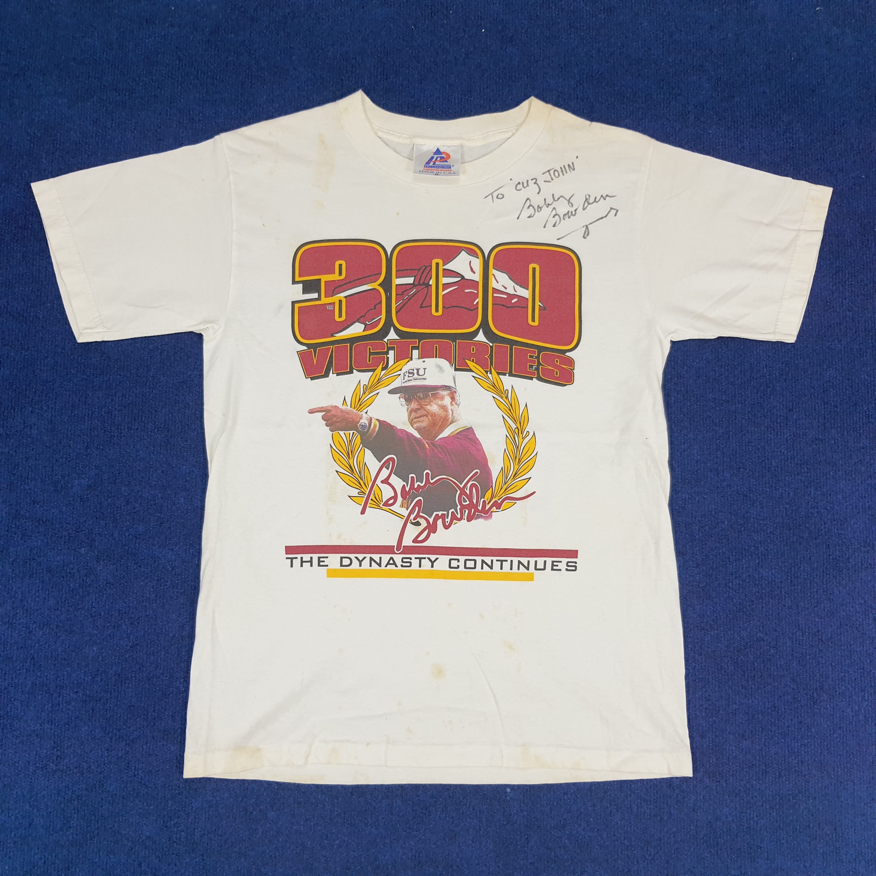 Vintage Vintage Bobby Bowben American Football Coach T-shirt Size US M / EU 48-50 / 2 - 1 Thumbnail
