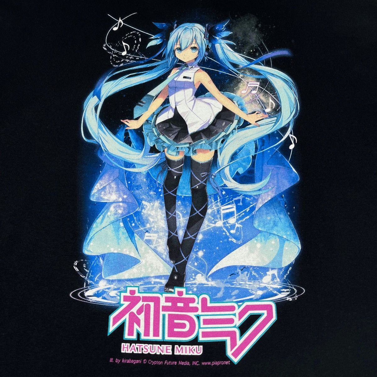 Anime × Japanese Brand Hatsune Miku Vocaloid Graphic T-Shirt Size US XL / EU 56 / 4 - 3 Thumbnail