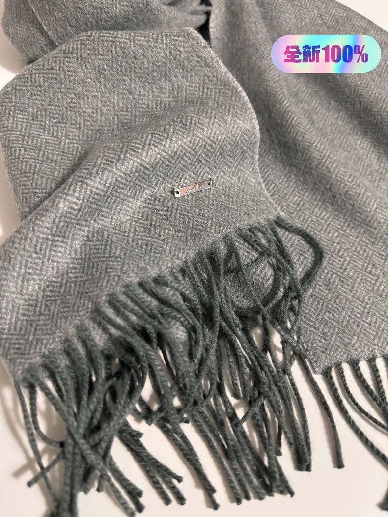 Loro Piana LORO PIANA Gray goat cashmere scarf for baby Size ONE SIZE - 1 Thumbnail