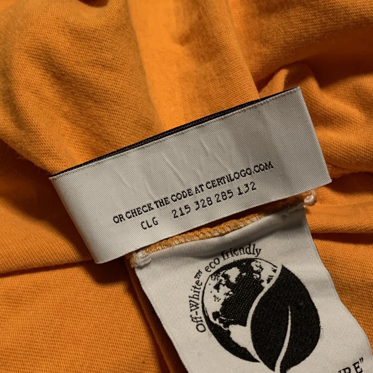 Off-White Off White Small Arrows Graphic Orange Tee Virgil Abloh Size US S / EU 44-46 / 1 - 10 Thumbnail
