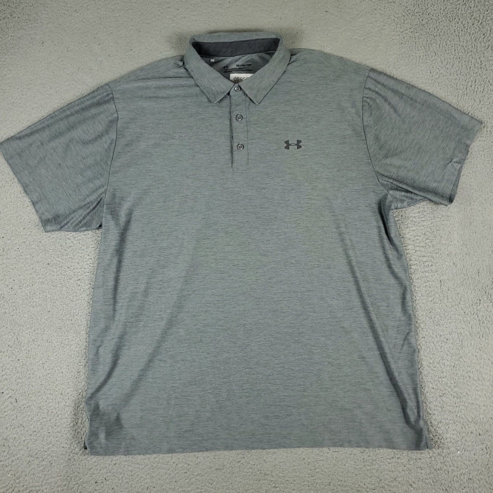 Under Armour Under Armour Polo Shirt Mens 2XL Gray Golf Casual Short Sleeve Shirt Size US XXL / EU 58 / 5 - 2 Thumbnail