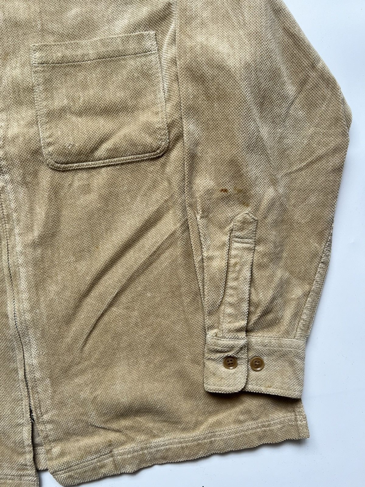 Chaps Ralph Lauren × Polo Ralph Lauren Chaps Ralph Lauren Single Pocket Corduroy Beige Jacket Size US M / EU 48-50 / 2 - 7 Thumbnail