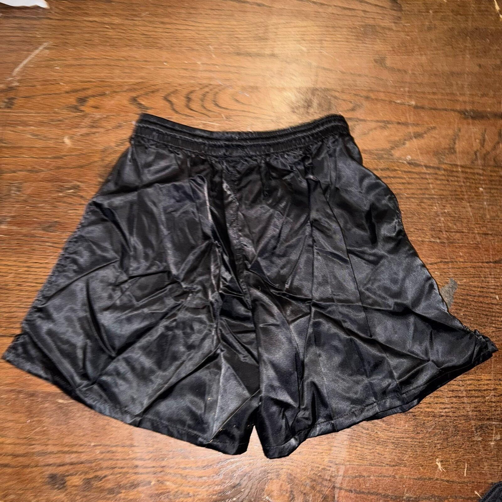 Nike Beautiful Black Dazzle Nylon Volley Shorts Mens LG Vtg y2k Size US 34 / EU 50 - 4 Thumbnail