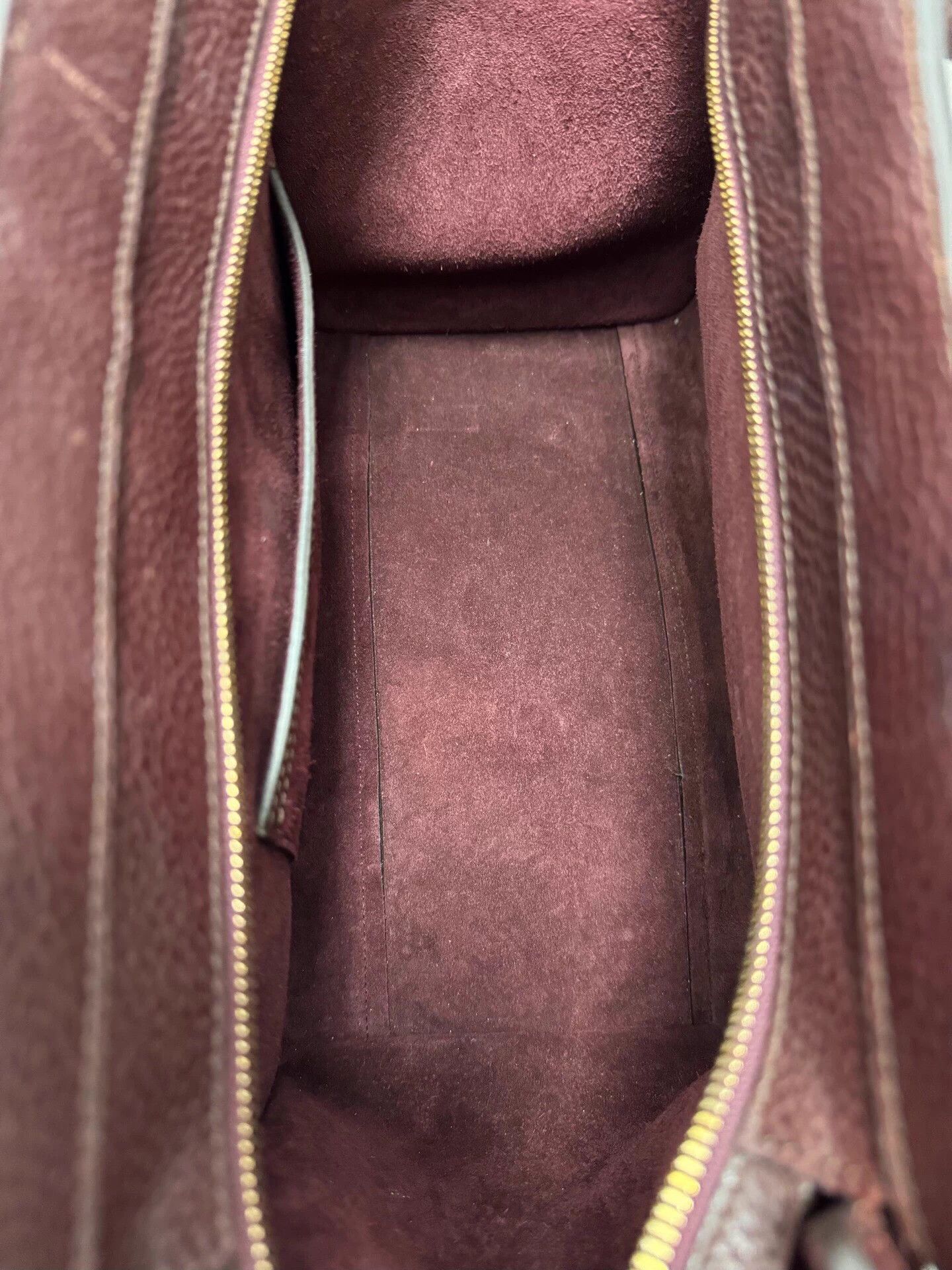 Mulberry Mulberry Bayswater Burgundy Gold Kelly Clasp Satchel Size ONE SIZE - 9 Thumbnail