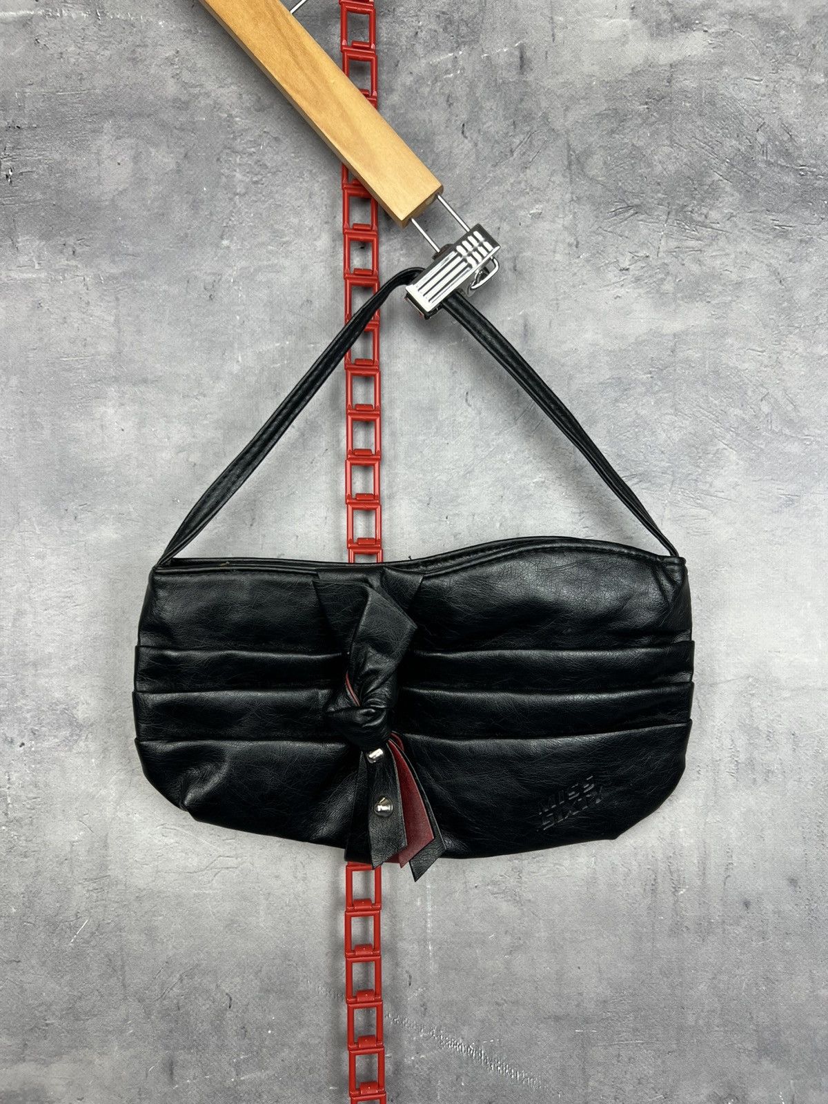 Miss Sixty Vintage MISS SIXTY Leather Bag Black clutch Size ONE SIZE - 1 Thumbnail