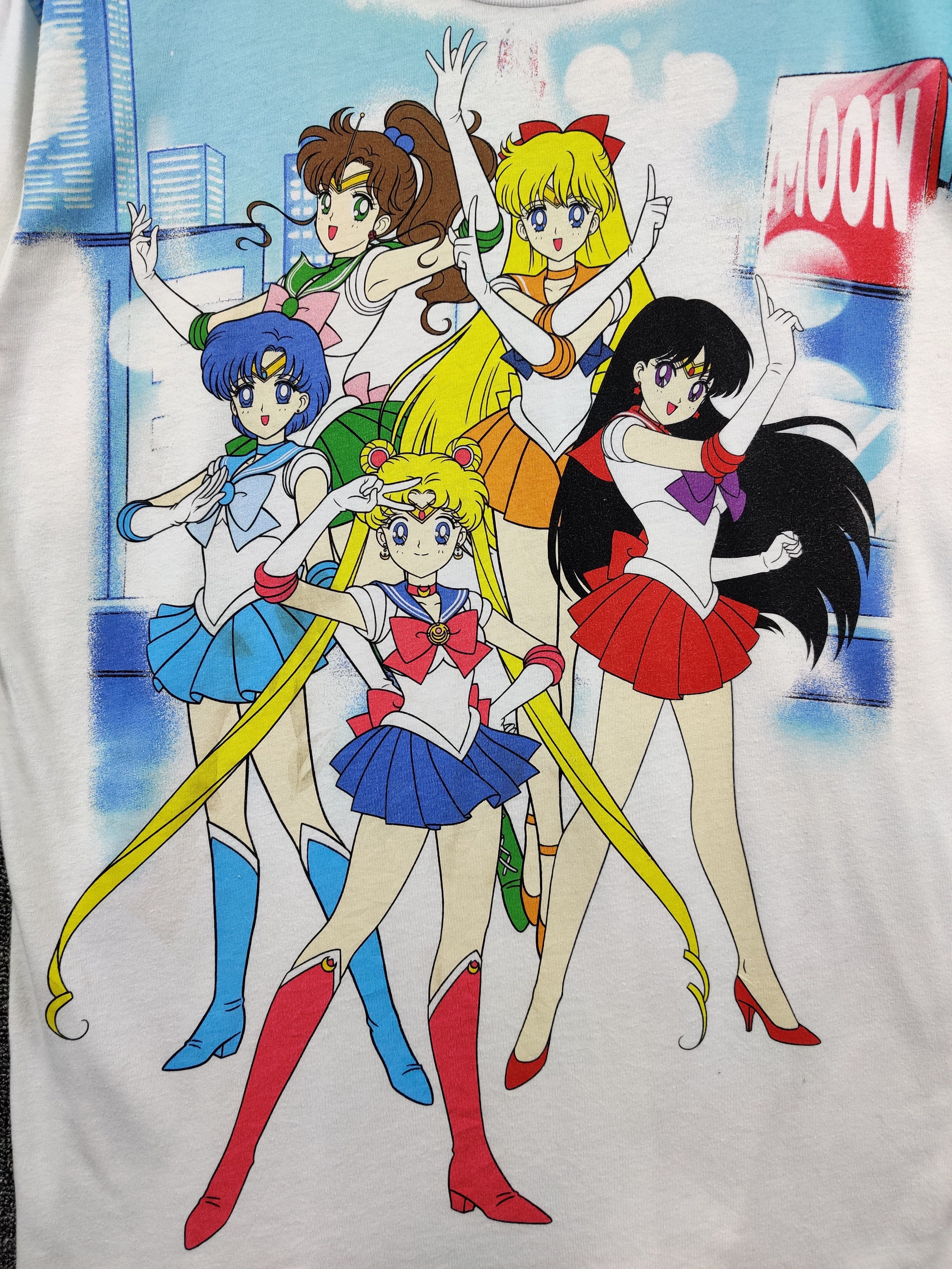 Anime Vintage Sailormoon Cartoon Anime Tee Tshirt Size US M / EU 48-50 / 2 - 7 Thumbnail