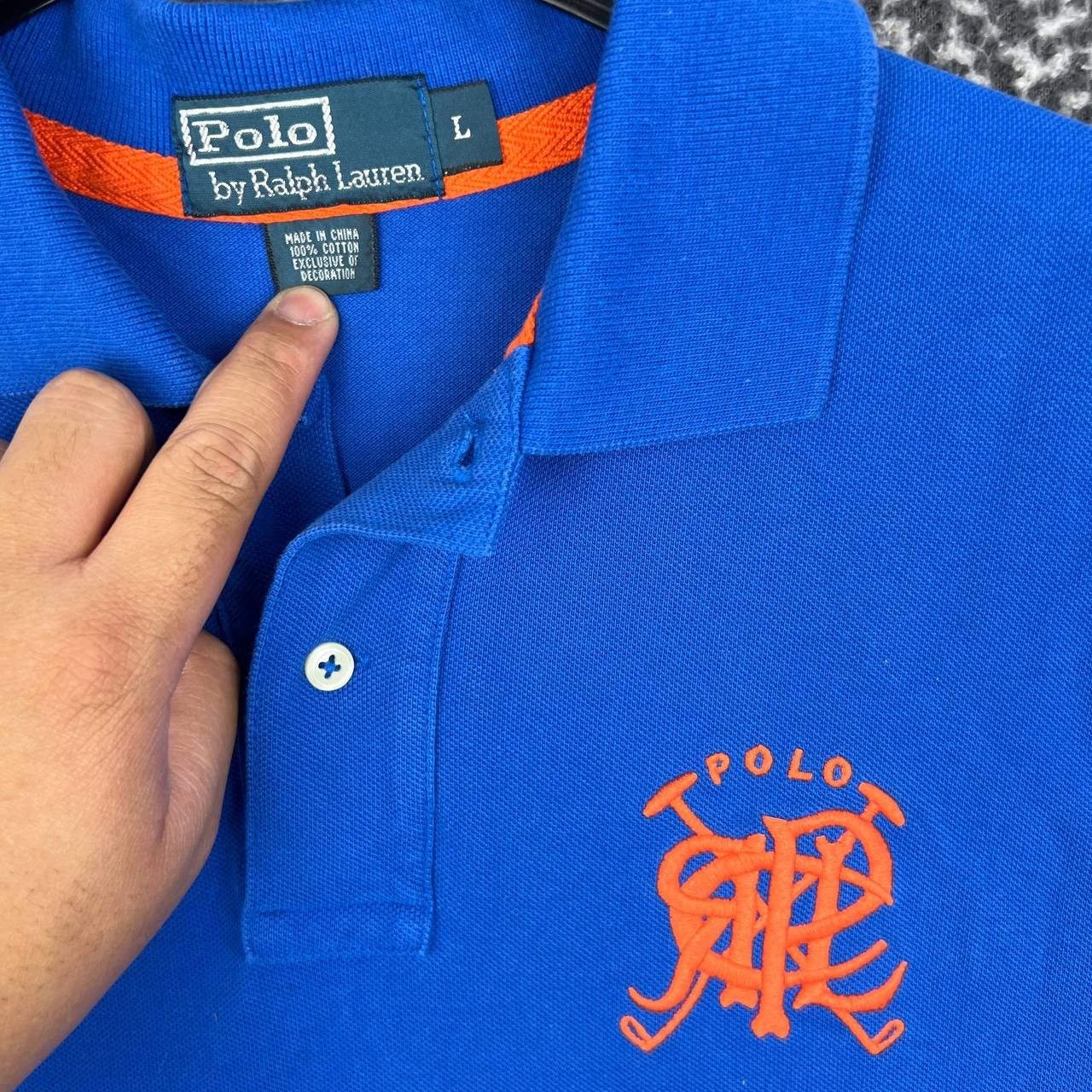 Polo Ralph Lauren Polo Ralph Lauren Polo Shirt ShortSleeve Collared Cotton L Size US L / EU 52-54 / 3 - 3 Thumbnail