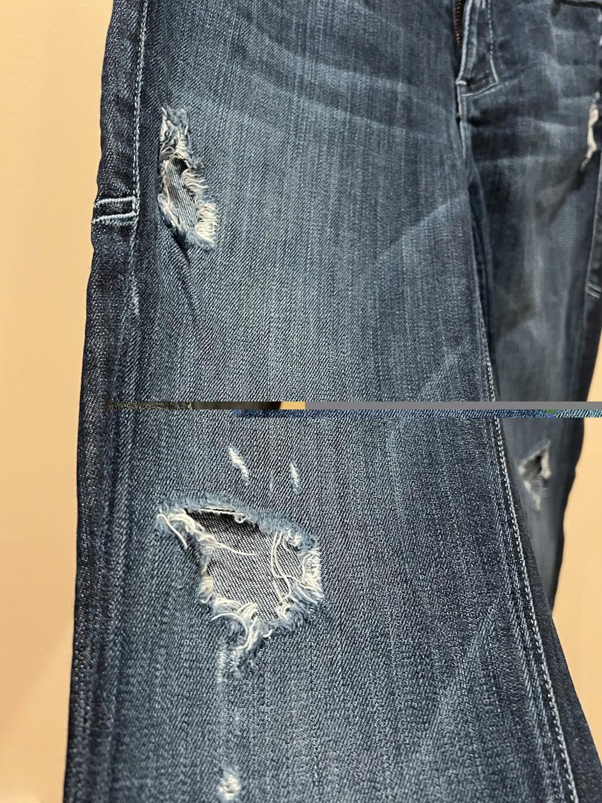 Affliction Affliction Ziggy Flare Jeans Women 27 Distressed Black Jeans Size 27" / US 4 / IT 40 - 7 Thumbnail