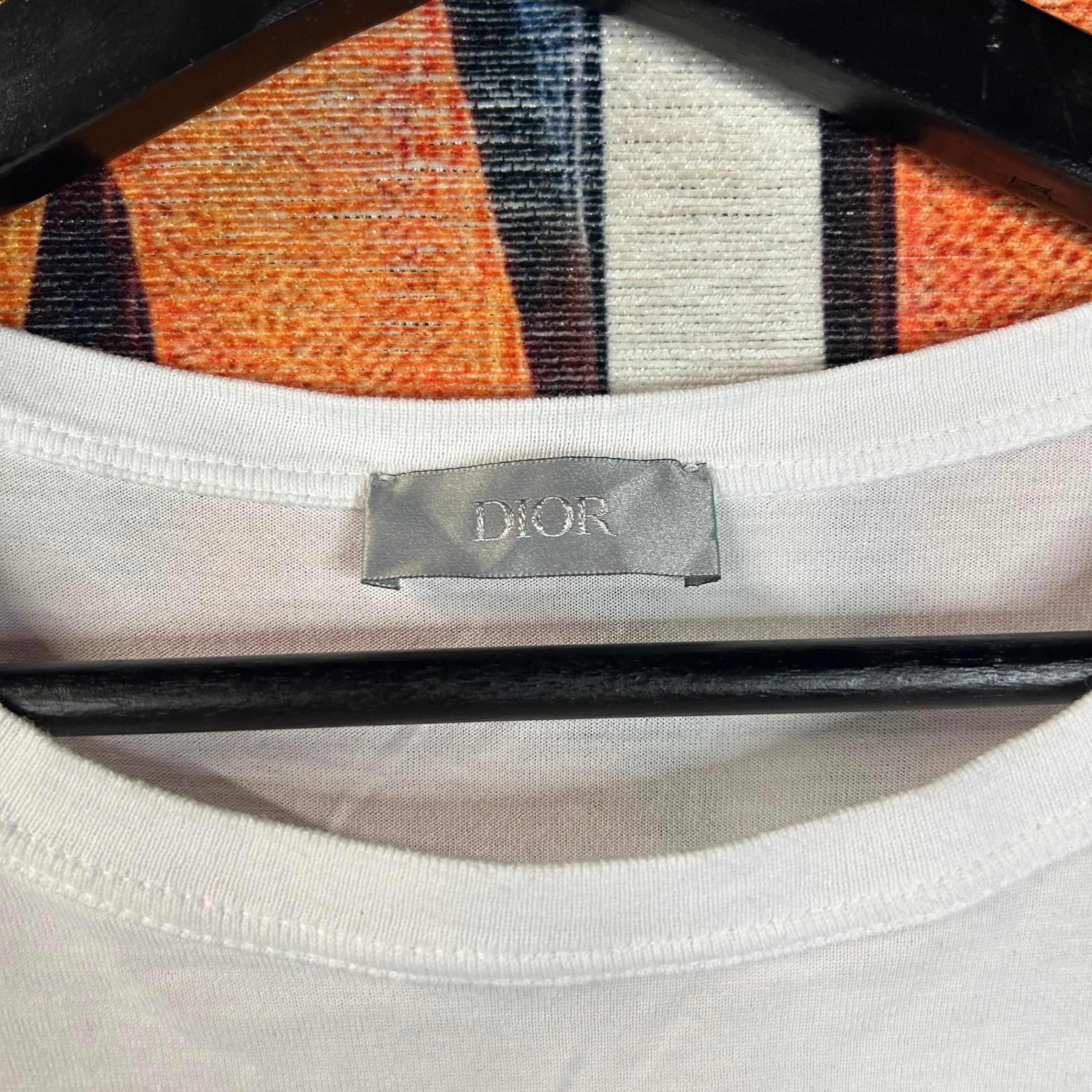 Christian Dior CD Embroidered Tee Size 2XL (fits L)
