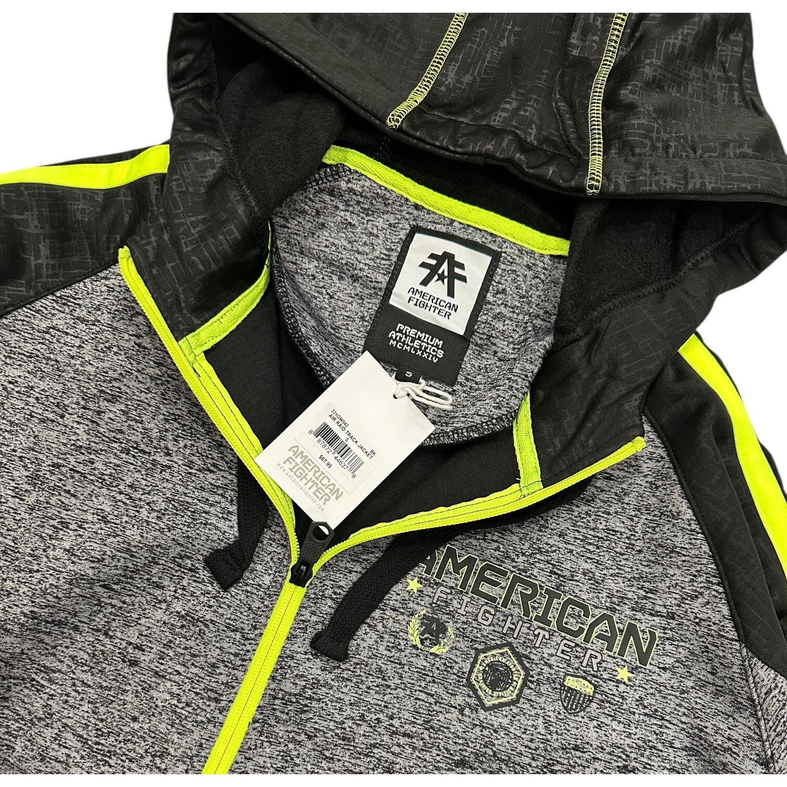 Other American Fighter Air Raid Reflective Hoodie Track Jacket Size US M / EU 48-50 / 2 - 4 Thumbnail