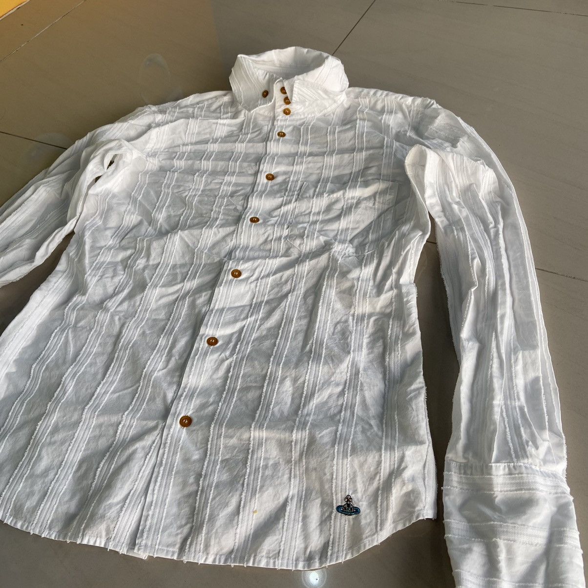 Vivienne Westwood 🔥 Rare 🔥 Vivienne Westwood White Shirt Size US M / EU 48-50 / 2 - 2 Thumbnail