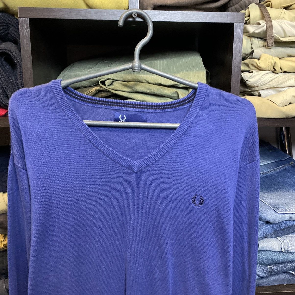 Fred Perry Vintage Fred Perry small logo basic 90’s y2k sweater size L Size US L / EU 52-54 / 3 - 2 Thumbnail