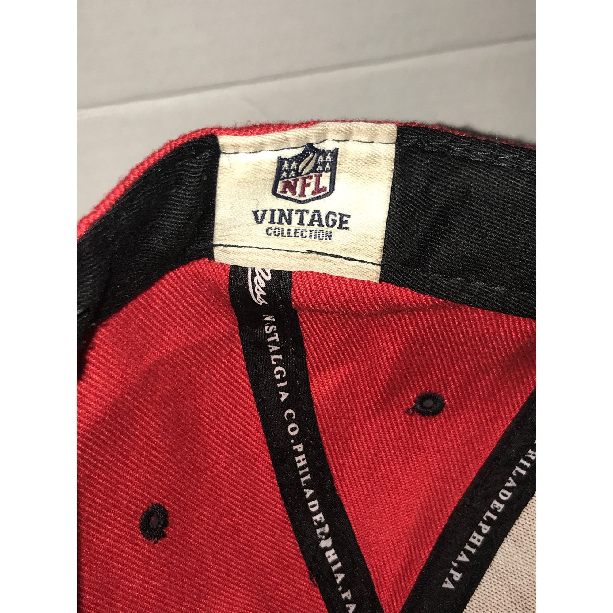 Mitchell & Ness Atlanta Falcons Red/Black Mitchell & Ness Nostalgia Co. NFL Size ONE SIZE - 5 Thumbnail