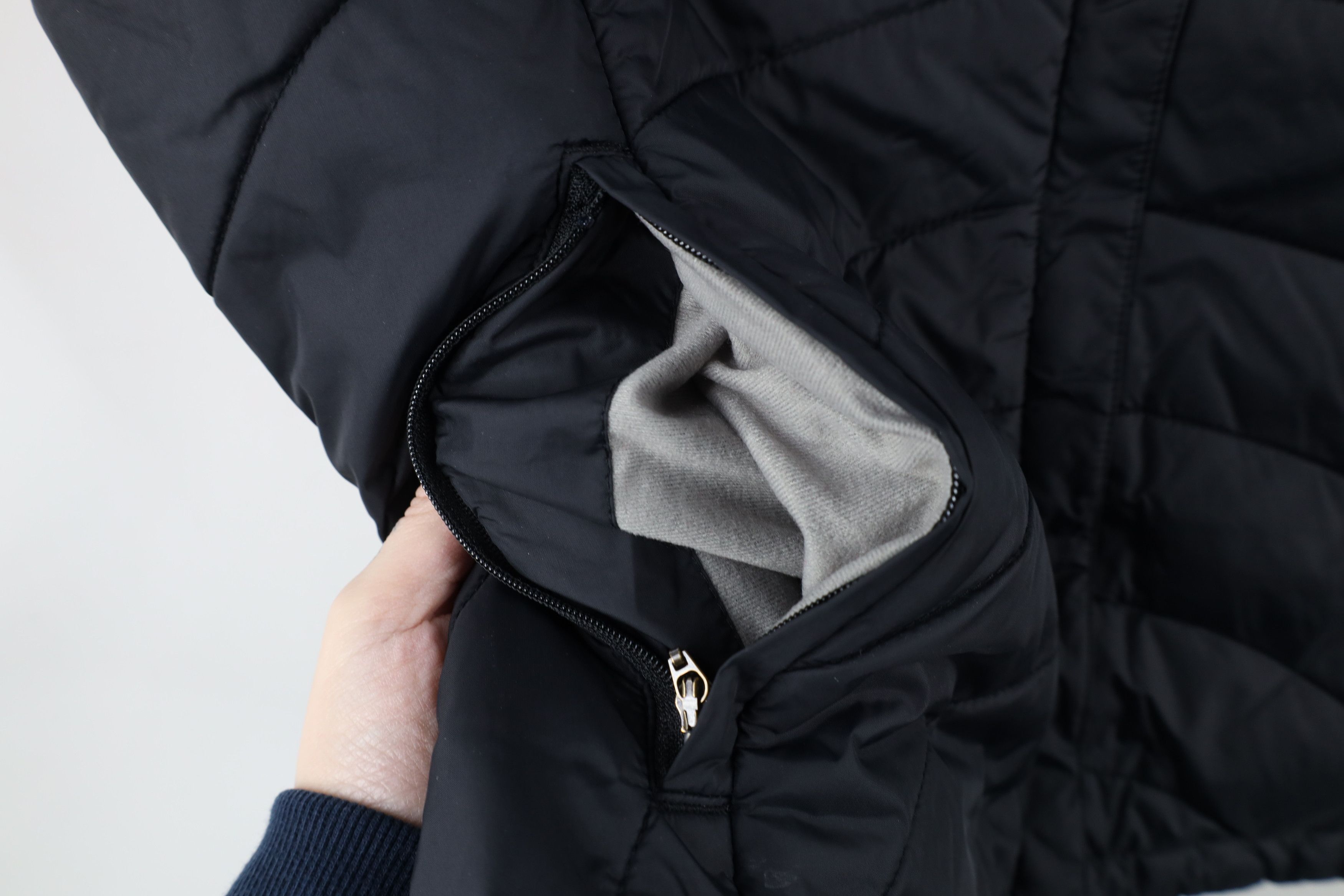 Lands' End × Vintage Vintage Lands End Quilted Full Zip Puffer Vest Jacket Black Size M / US 6-8 / IT 42-44 - 4 Thumbnail