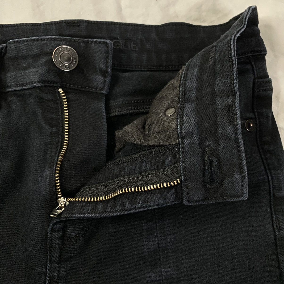 American Eagle Outfitters American Eagle Jeans Women's Black Sz 4 Stretch EUC Size 27" / US 4 / IT 40 - 7 Thumbnail