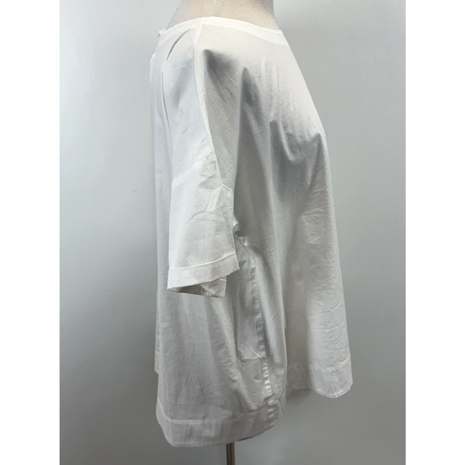 Eileen Fisher Eileen Fisher Shirt Women’s XL White Minimalist Timeless Staple Basic Boxy Womens Size XL / US 12-14 / IT 48-50 - 4 Thumbnail