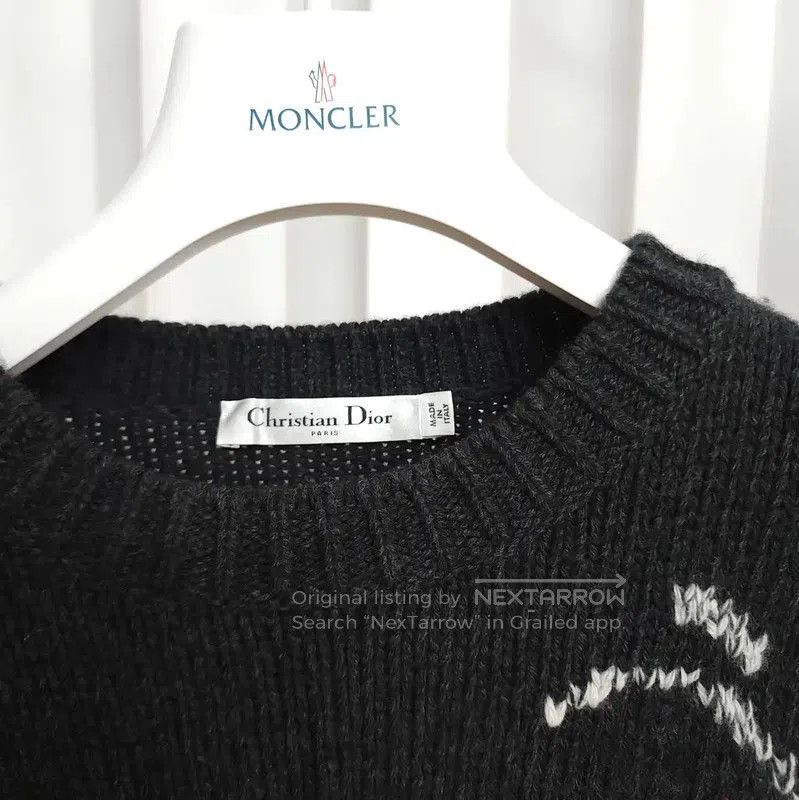 Dior Dior Black Cashmere Long Sleeve Sweater . Size S / US 4 / IT 40 - 6 Thumbnail