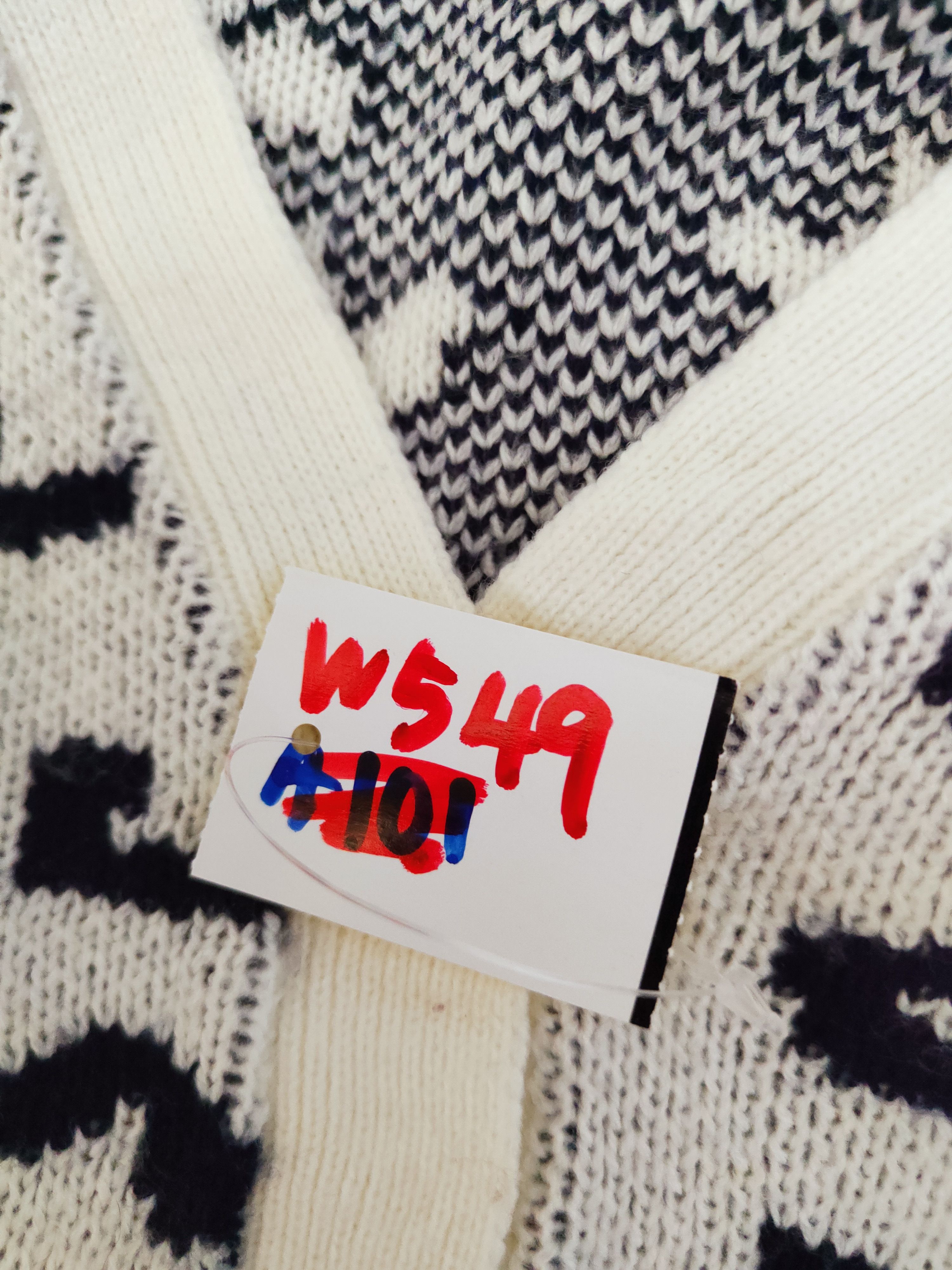 Homespun Knitwear × Japanese Brand Japan leopard tiger design Ivory Knitwear Cardigan #W549 Size S / US 4 / IT 40 - 10 Thumbnail