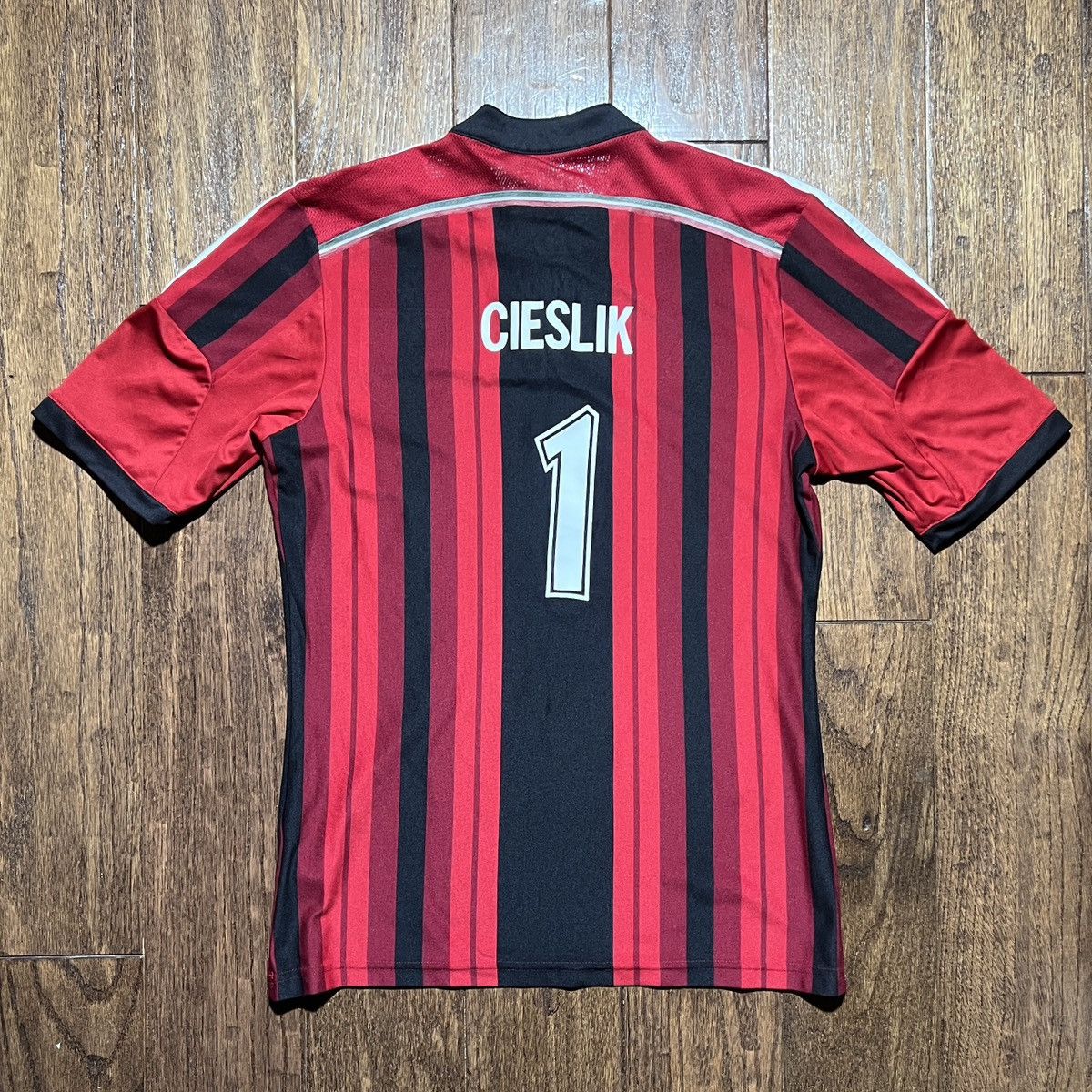 Adidas 2014 ac milan home jersey Size US S / EU 44-46 / 1 - 5 Thumbnail