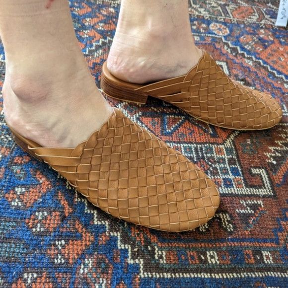 Other Connally Leather Woven Slip On Shoes Handmade Size 37 Size US 7 / IT 37 - 3 Thumbnail