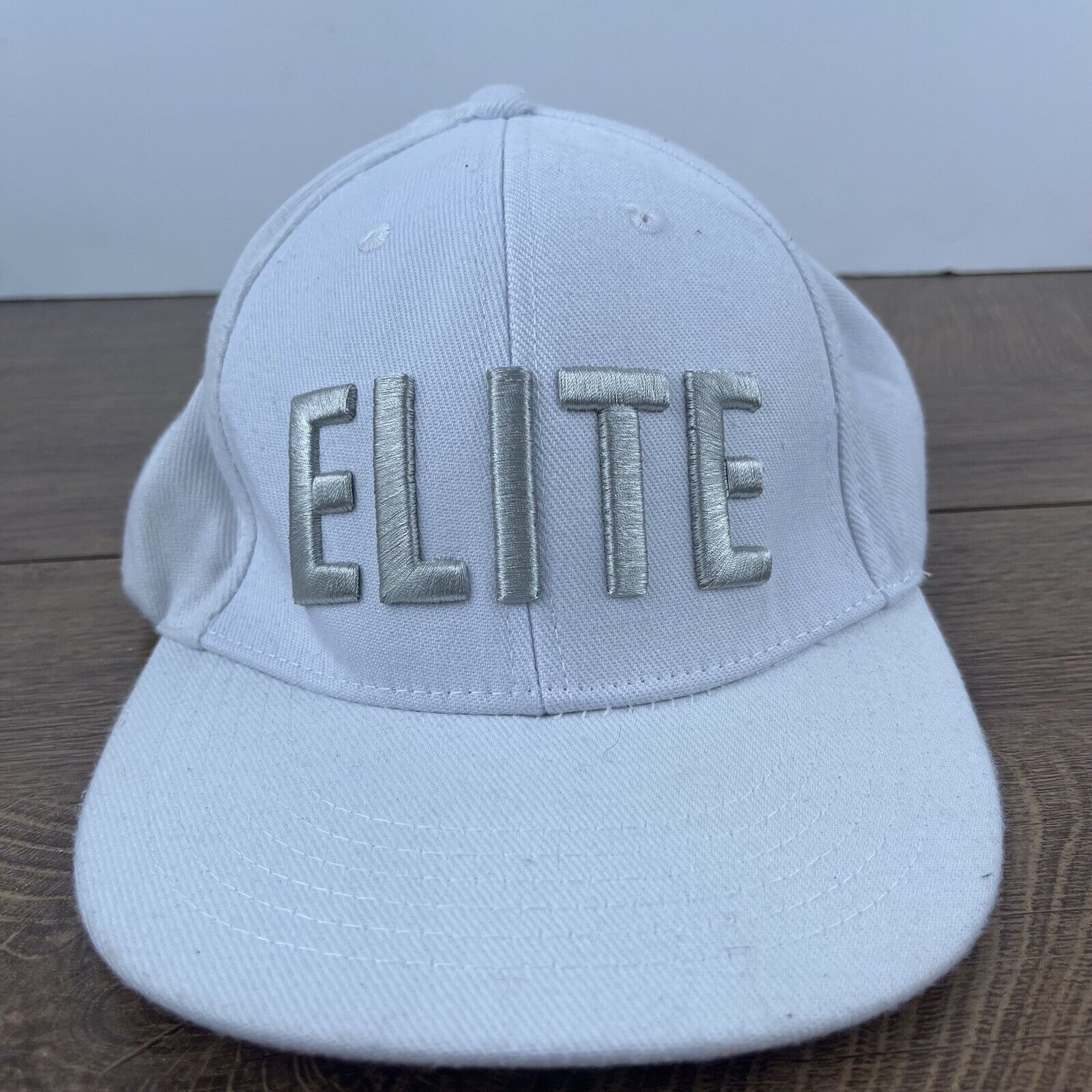 Other Elite Snapback Hat Elite Adjustable Hat White Adjustable Hat Size ONE SIZE - 4 Thumbnail