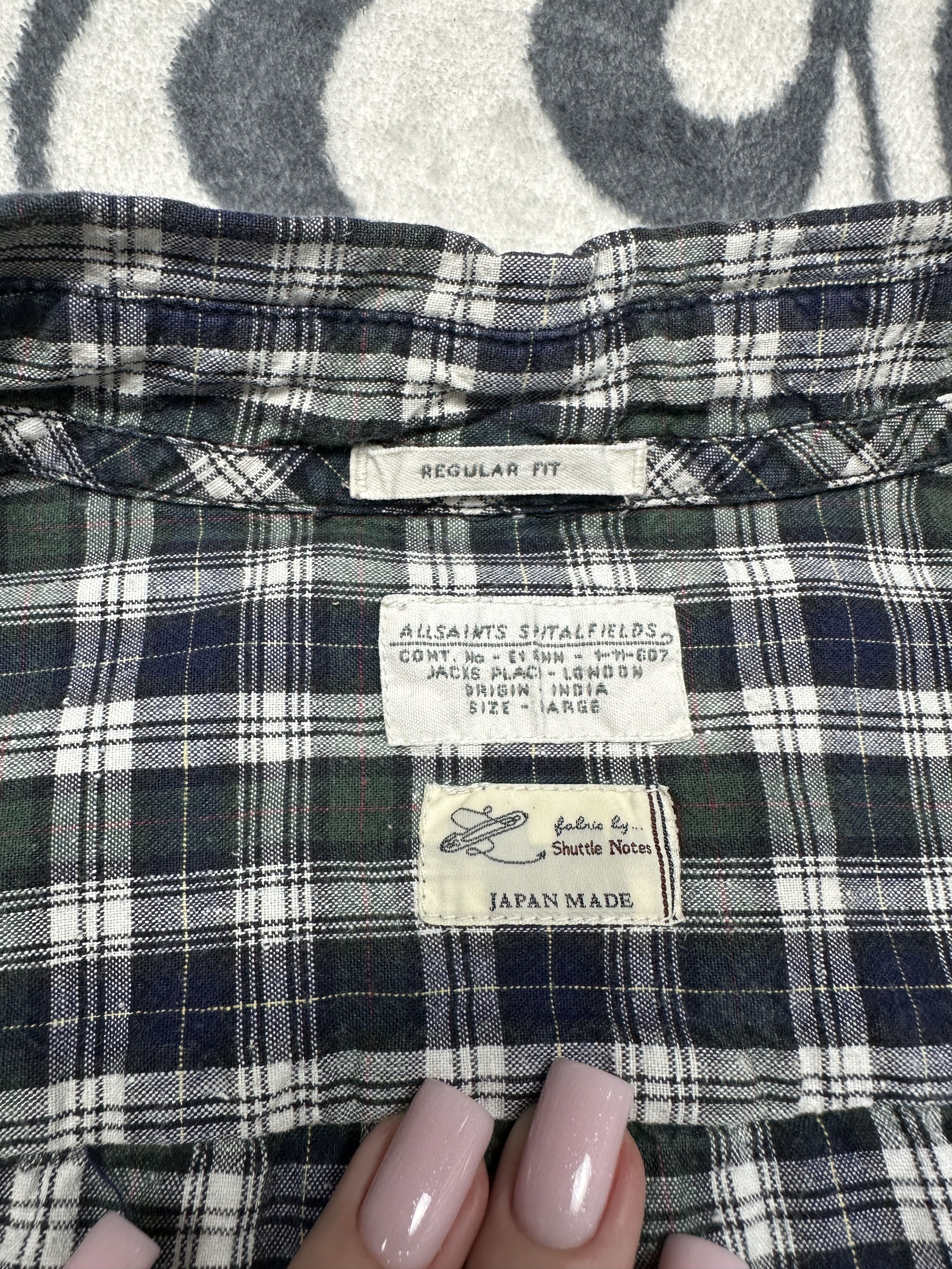 Allsaints AllSaints Mens Guillaume Shirt Japan Made Size US L / EU 52-54 / 3 - 3 Thumbnail