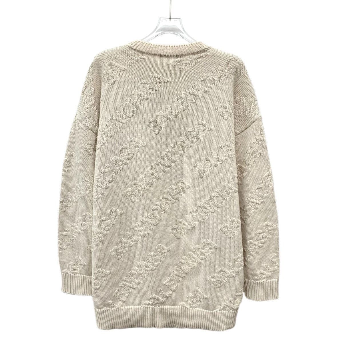 Balenciaga Balenciaga Beige Long Sleeve Knit Sweater K26WX Size US S / EU 44-46 / 1 - 2 Thumbnail