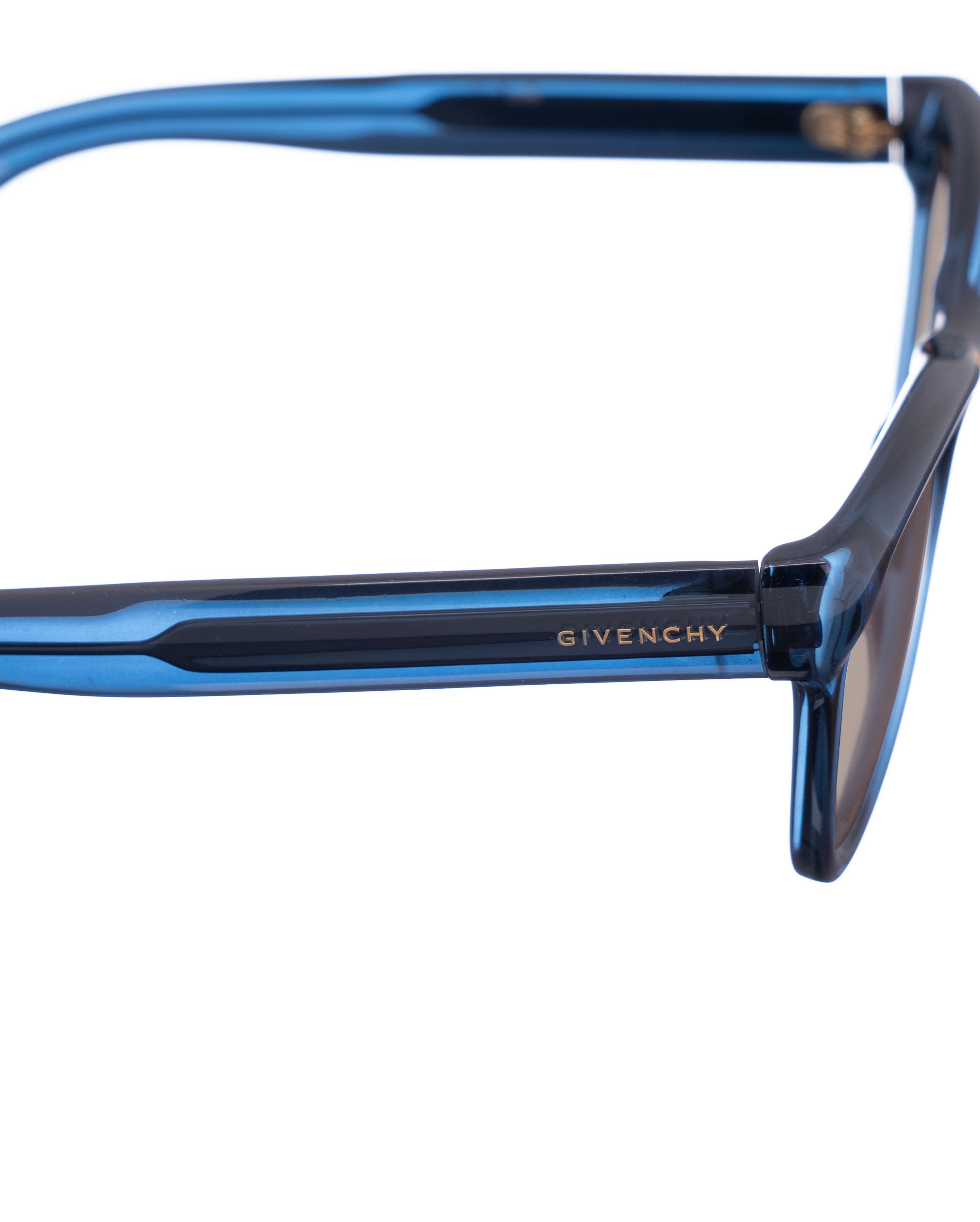 Givenchy Givenchy 00s Bold Nerdy Navy Blue Sunglasses Size ONE SIZE - 2 Thumbnail