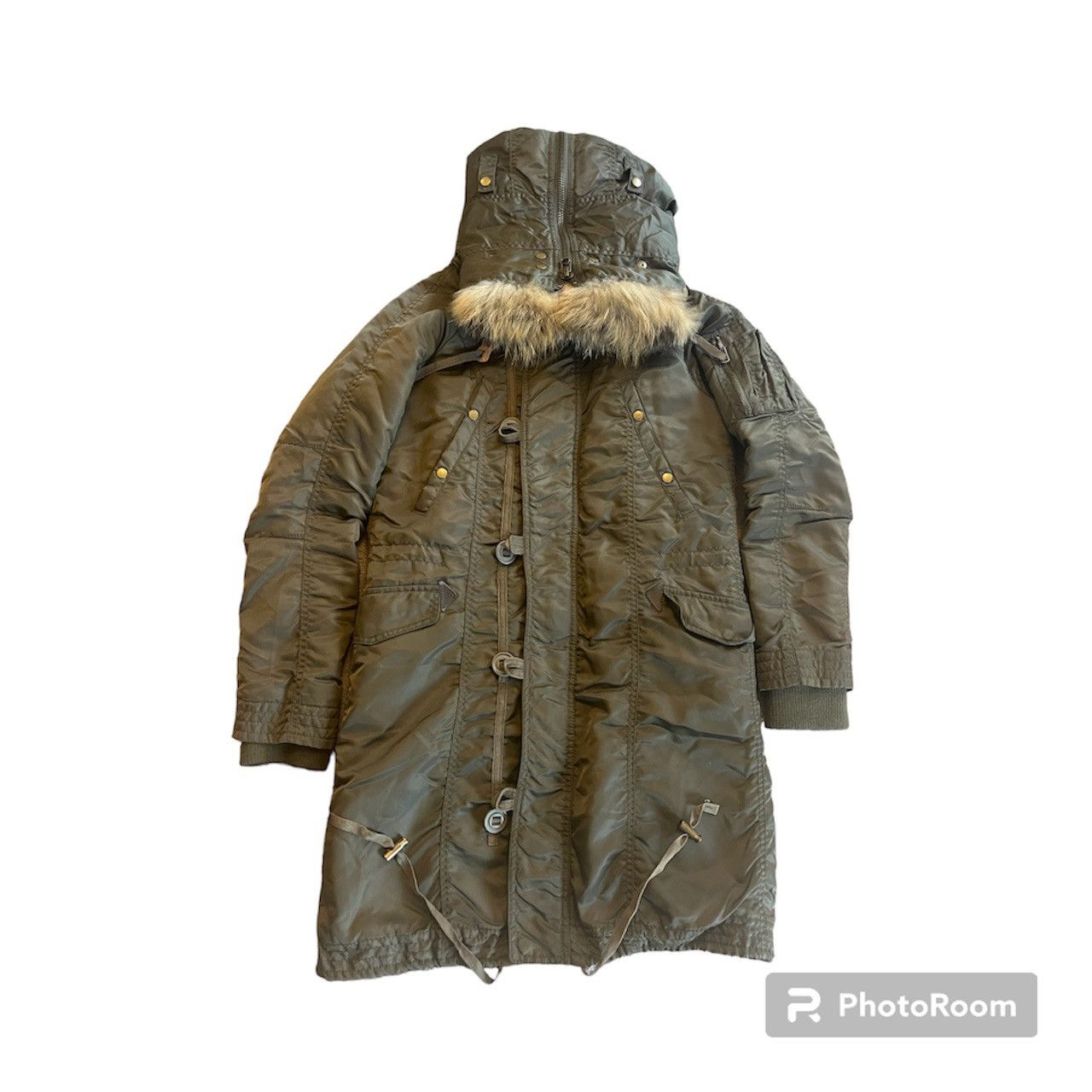 If Six Was Nine GOA Fur Down Jacket Size US M / EU 48-50 / 2 - 2 Thumbnail