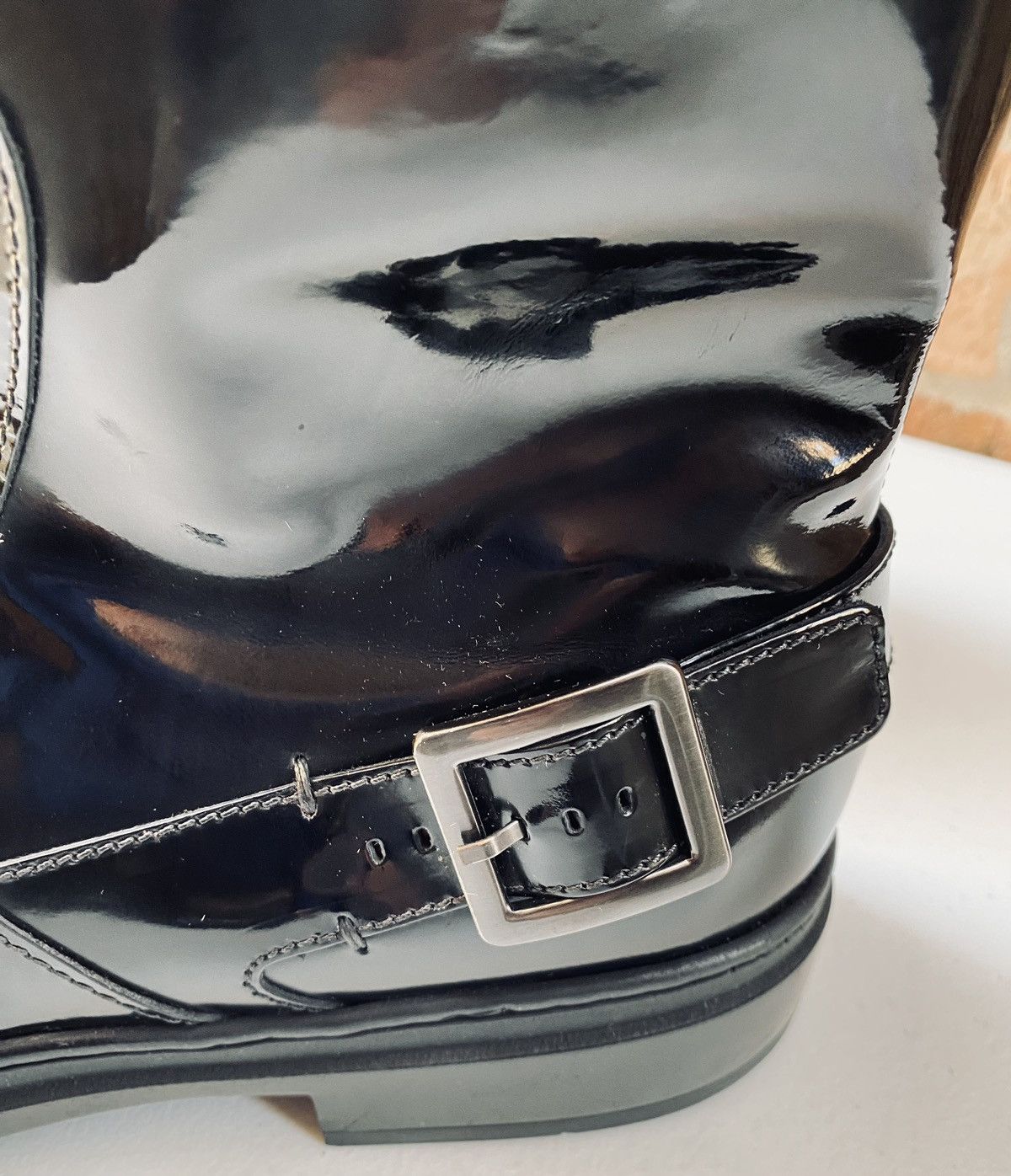 Tod's Tod’s 🇮🇹 blk naplak leather spencer motorcycle boots 11 NEW Size US 11 / EU 44 - 11 Thumbnail