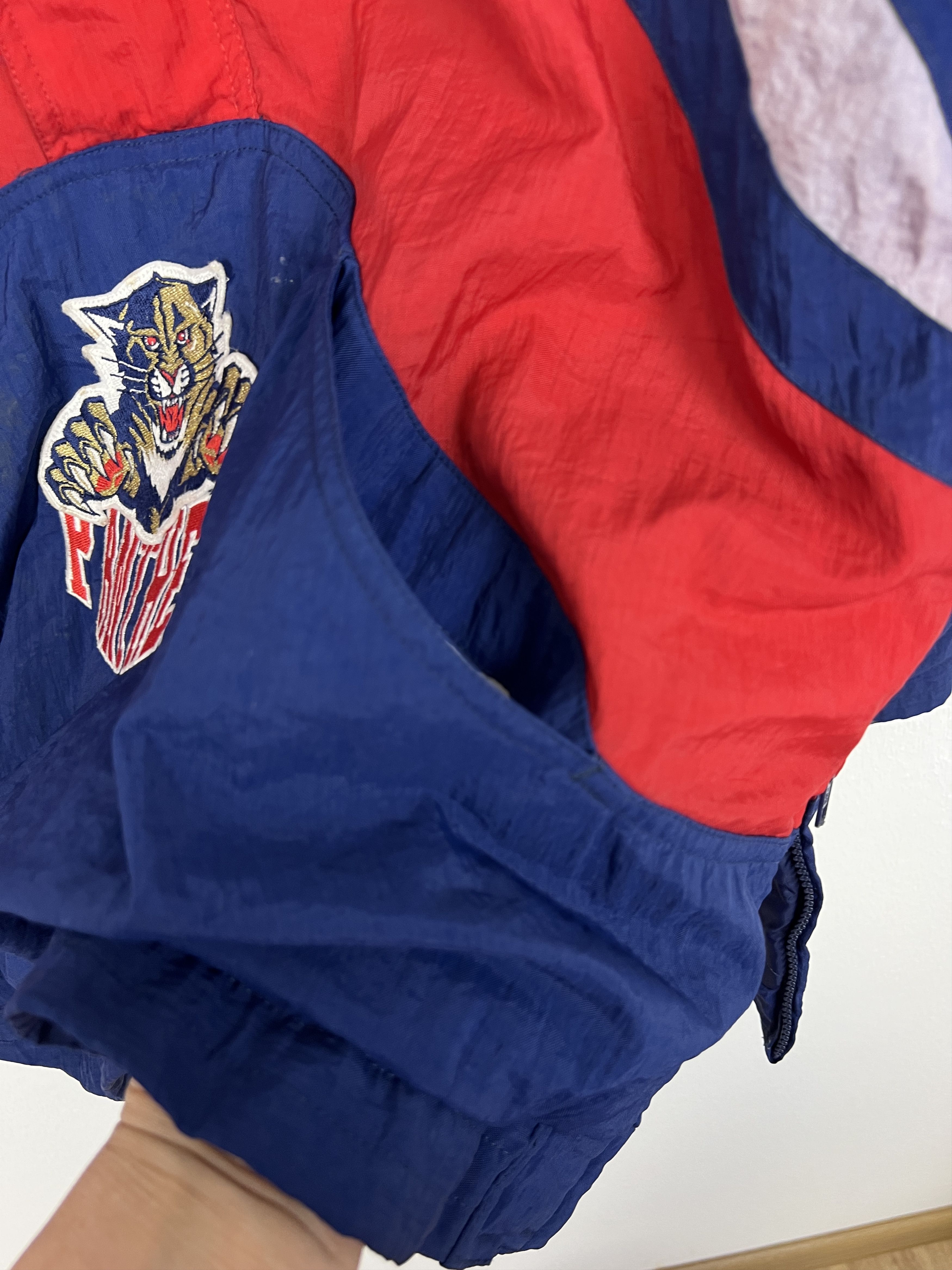 Apex Vintage 90's Apex Florida Panthers NHL 1/2 Zip Anorac Jacket Size US XL / EU 56 / 4 - 7 Thumbnail