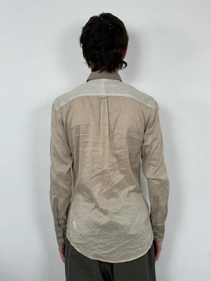 Kenzo 1990s Kenzo Beige & Light Green Patchwork Vest Shirt Size US S / EU 44-46 / 1 - 3 Thumbnail