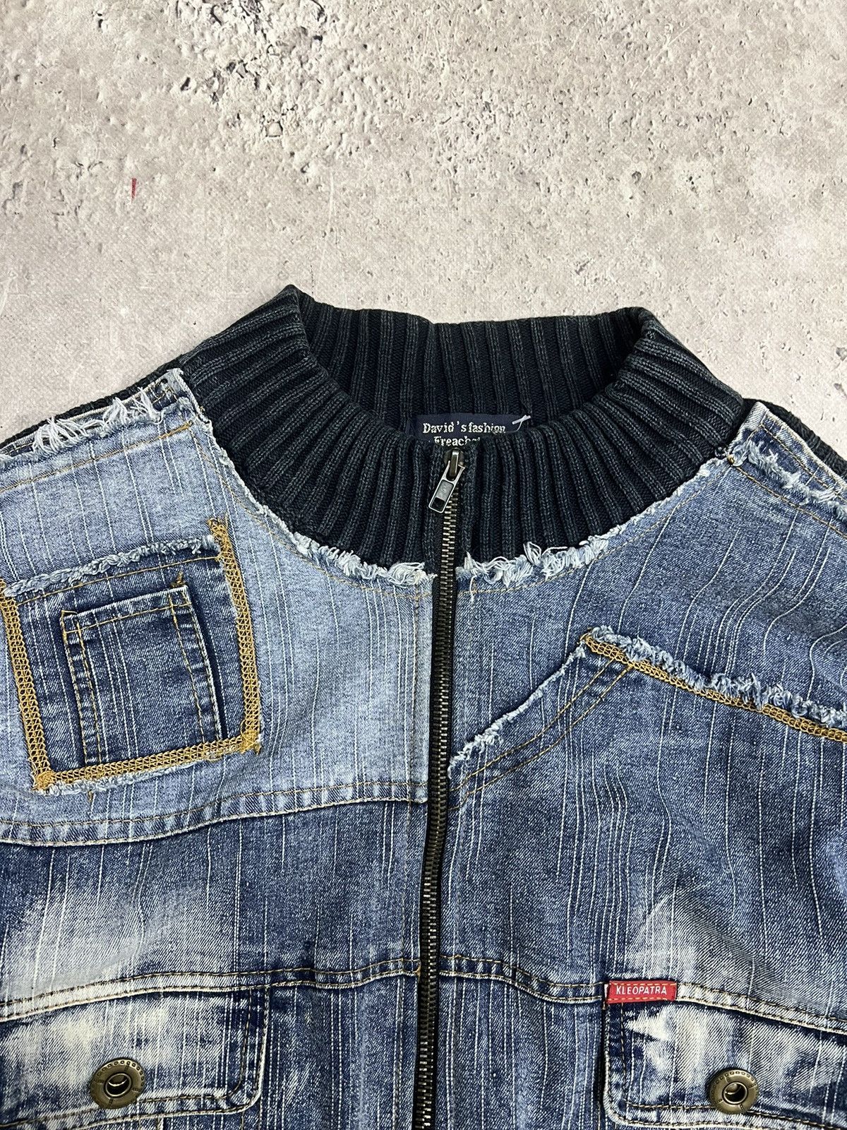 20471120 × Seditionaries VINTAGE Y2K Seditionaries Knitted Print 777 Stylish Sweater Size US L / EU 52-54 / 3 - 9 Thumbnail