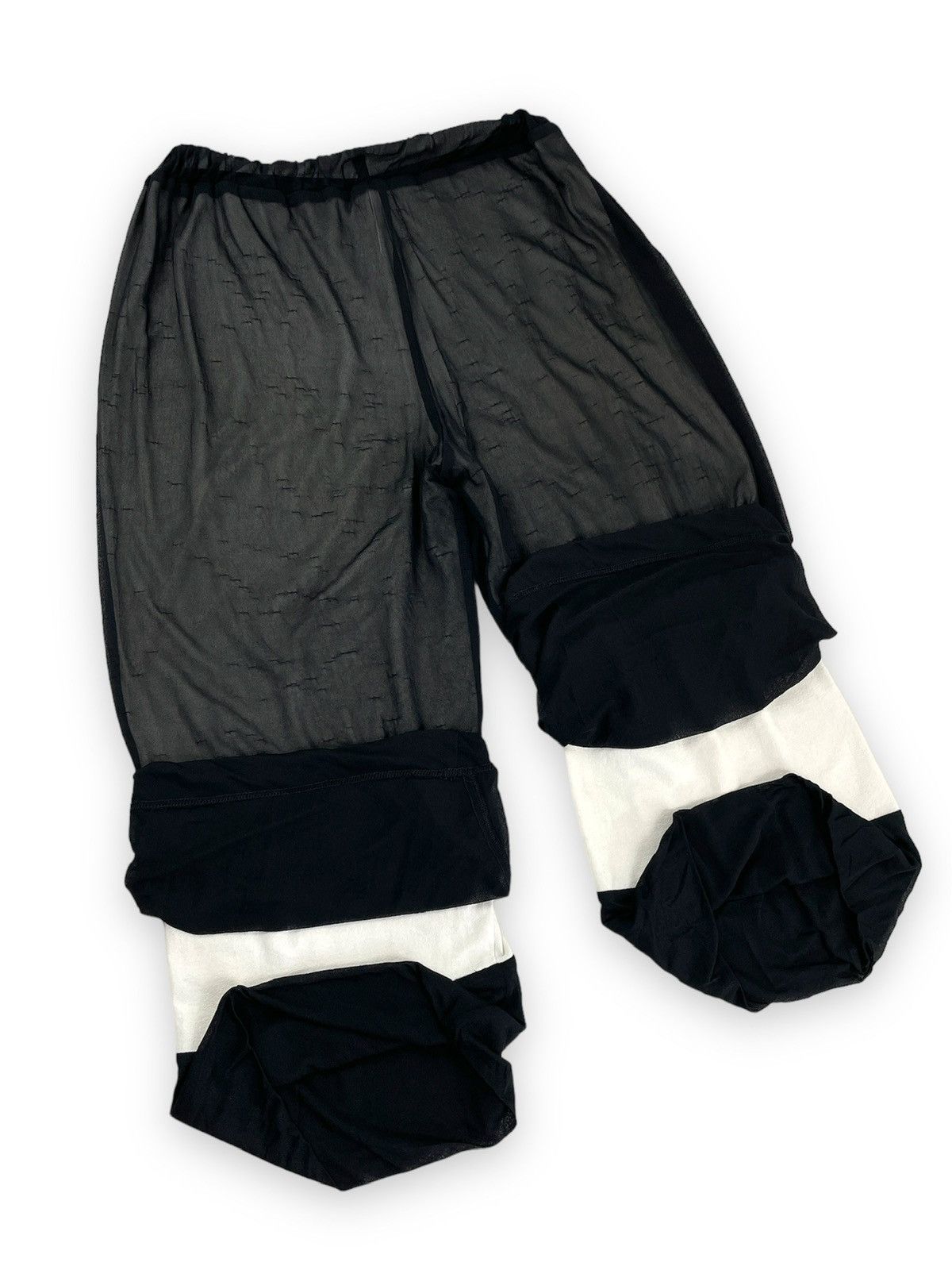 Designer × Rundholz RUNDHOLZ Oversize Germany Mesh Pantalone Trousers Joggers Wide Leg Pants Size 30" / US 8 / IT 44 - 7 Thumbnail