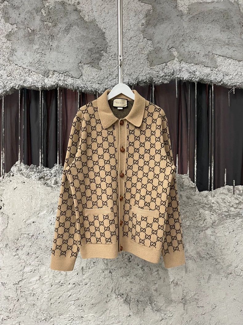 Gucci Gucci Logo Wool Jacket for Women-dmc Size US S / EU 44-46 / 1 - 1 Thumbnail