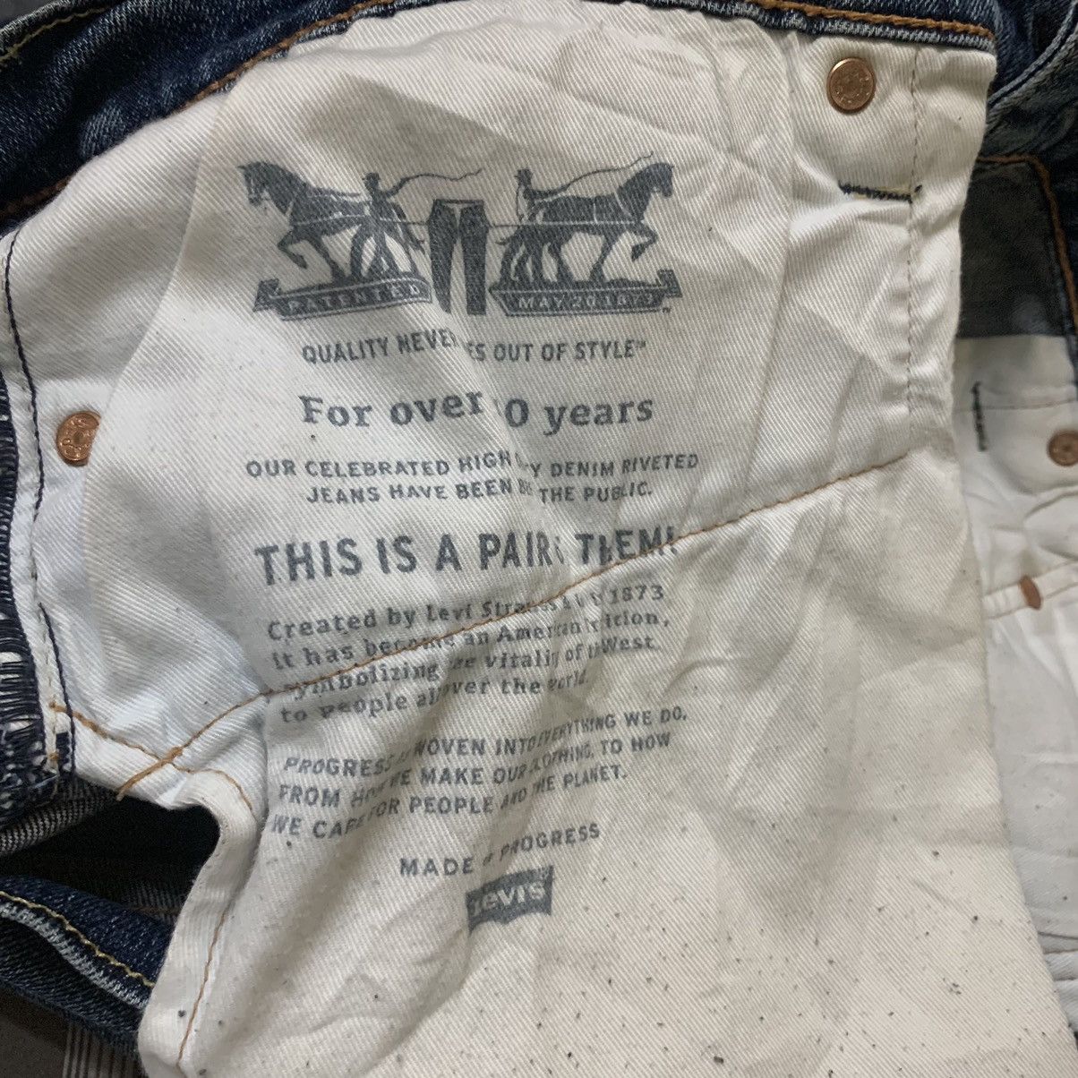 Japanese Brand × Levi's Vintage Clothing Levi’s 541 jeans salvage Size US 38 / EU 54 - 4 Thumbnail