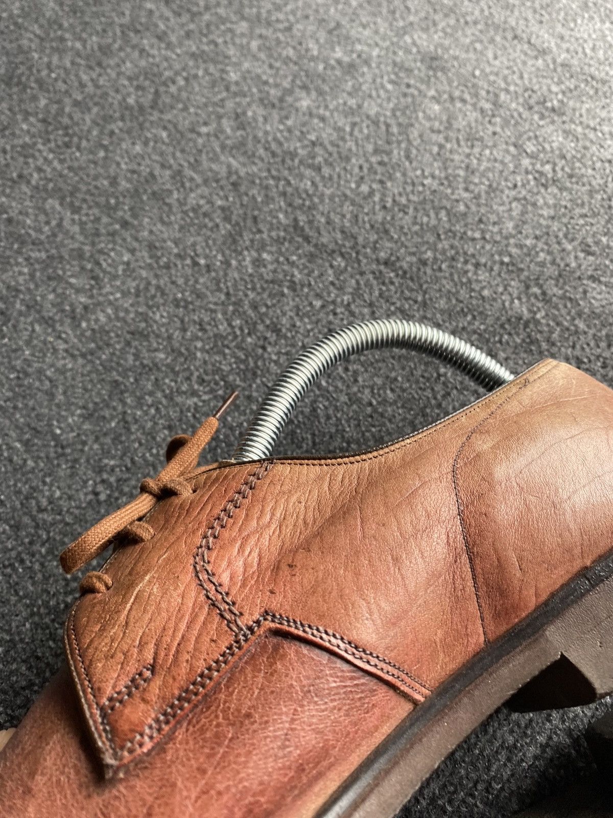 Church's 🔥Church's Vintage Brown Calf Leather Derby Shoes Handcrafted Size US 8 / EU 41 - 11 Thumbnail