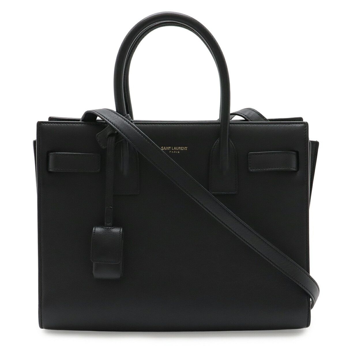 Yves Saint Laurent Yves Saint Laurent Saint Laurent Paris Sac de Jour Baby leather 2way bag Leather Handbag 377183 DUTY FREE for USA Size ONE SIZE - 1 Thumbnail